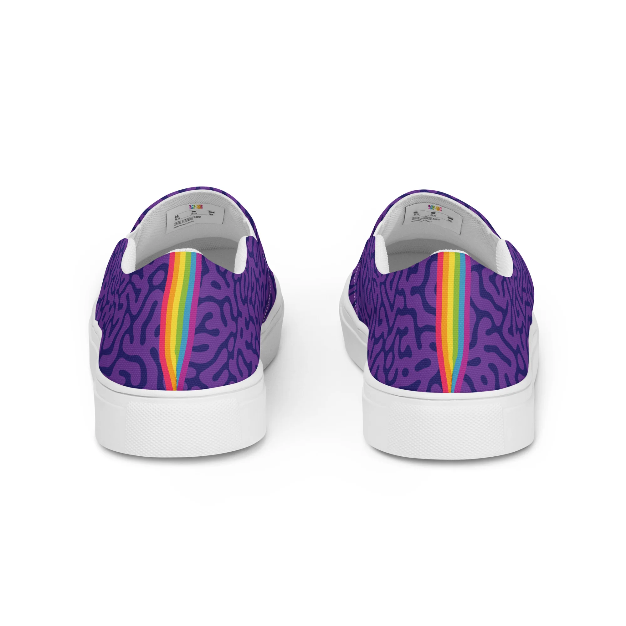 Purple Turing Pattern Slip-on Shoes (female sizes) - Image 4