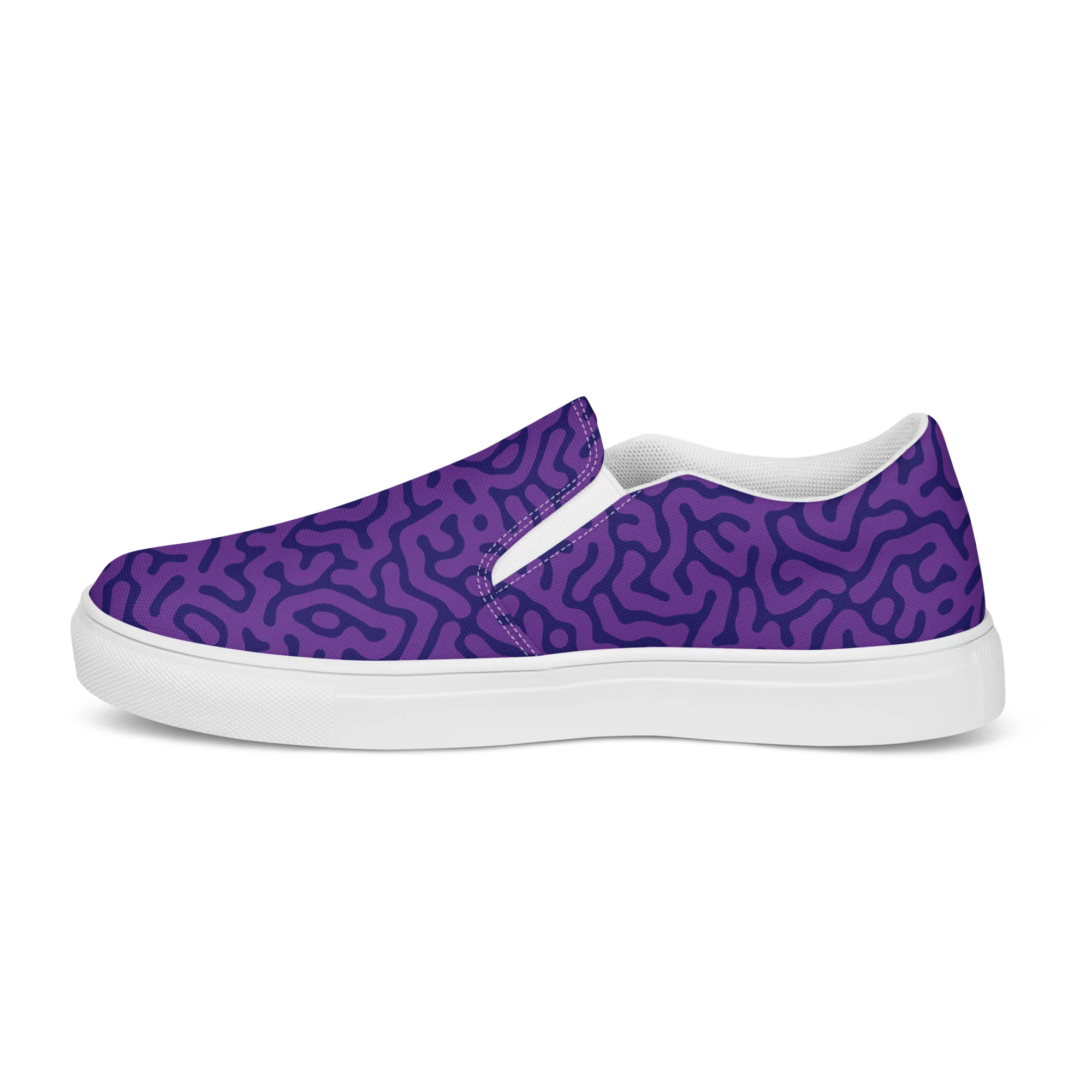 Purple Turing Pattern Slip-on Shoes (female sizes) - Image 5