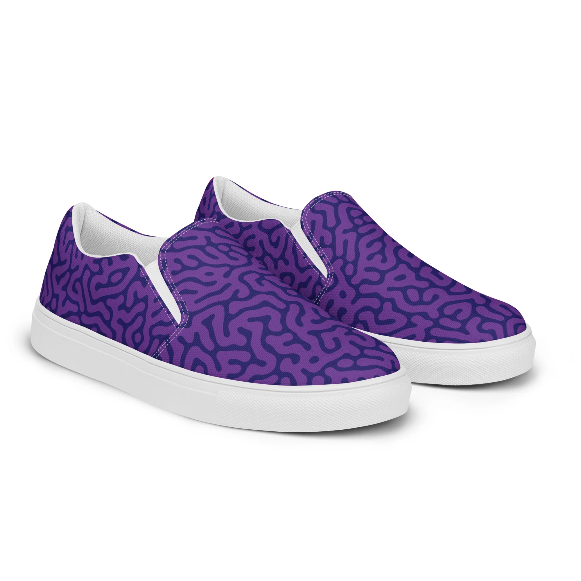 Purple Turing Pattern Slip-on Shoes (female sizes) - Image 9