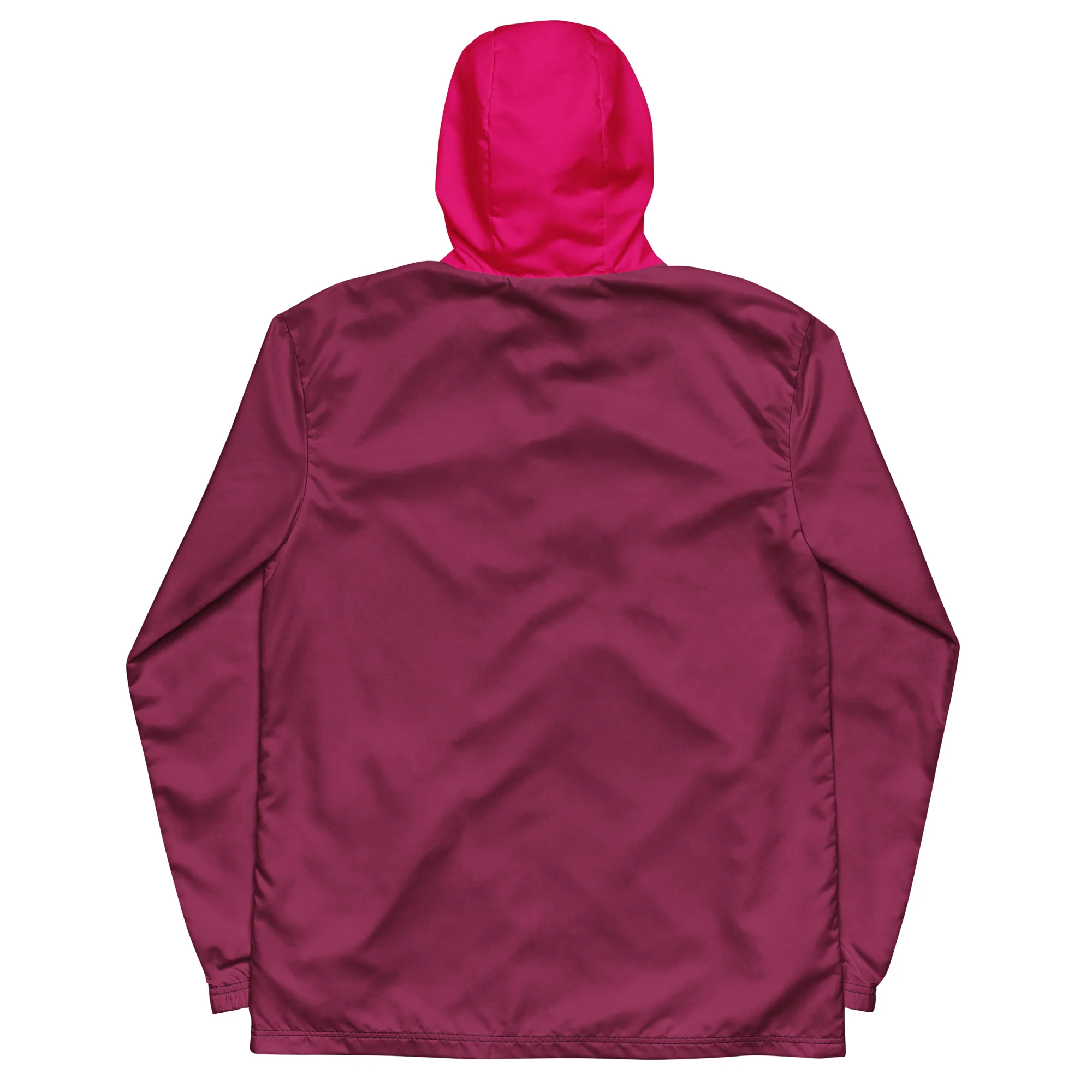 Purple With Raspberry Hood Windbreaker - Image 4