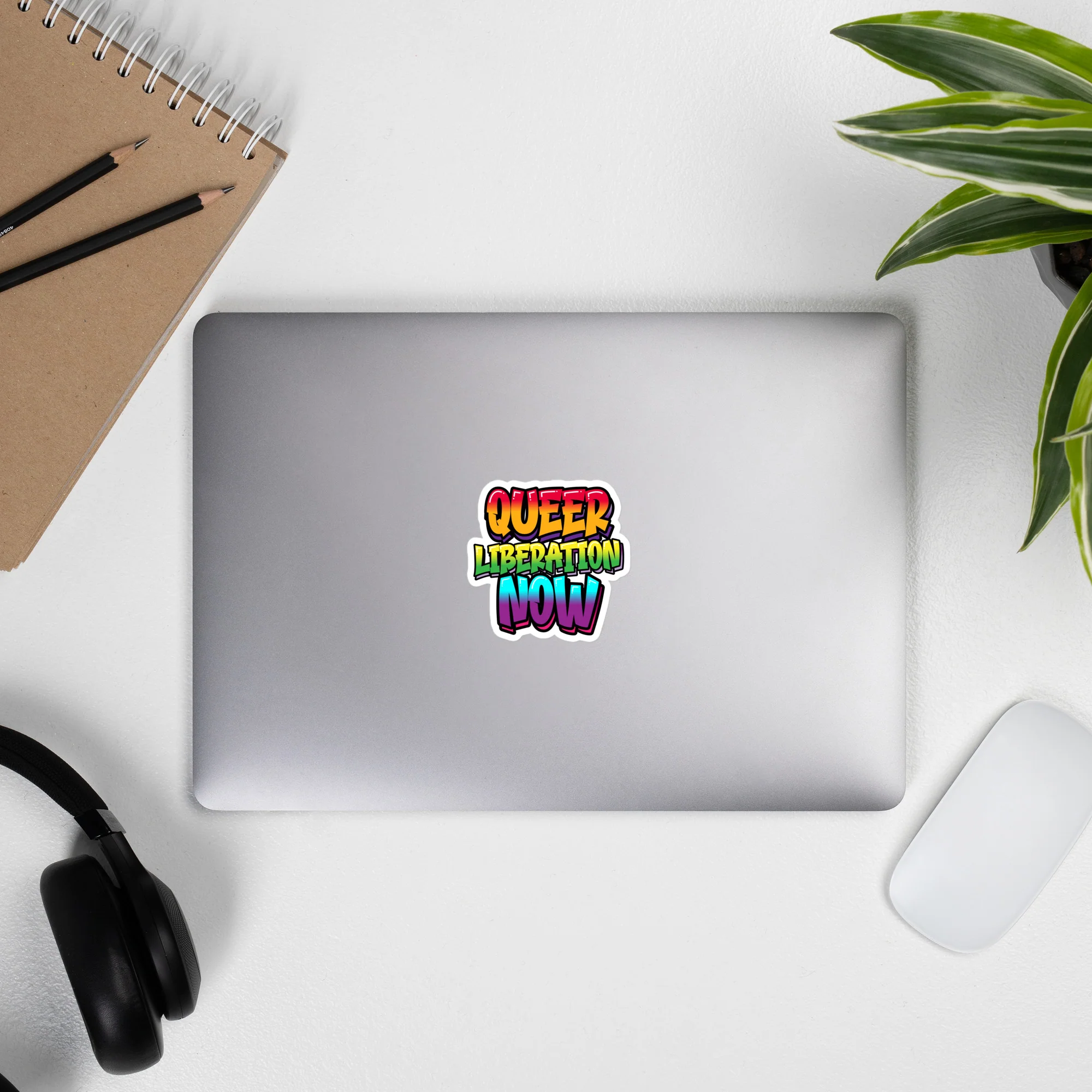 Queer Liberation Now Sticker - Image 2