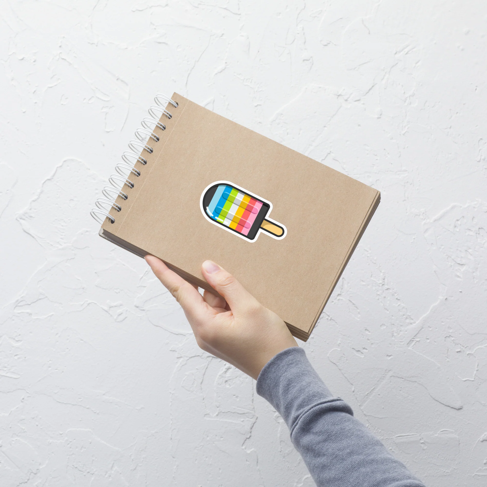 Queer Pride Flag Ice Pop Sticker - Image 4