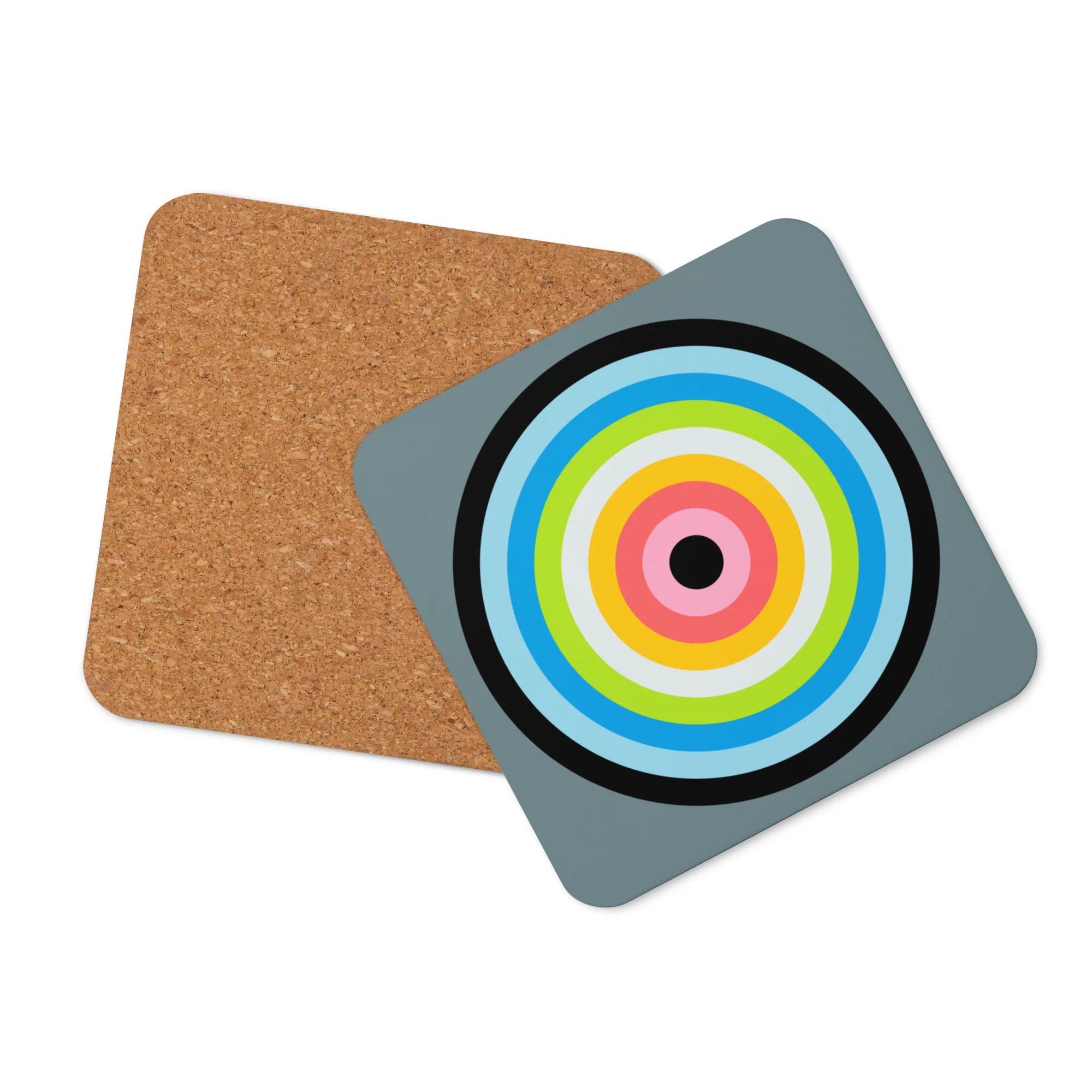 Queer Pride Flag Roundel Coaster - Image 3