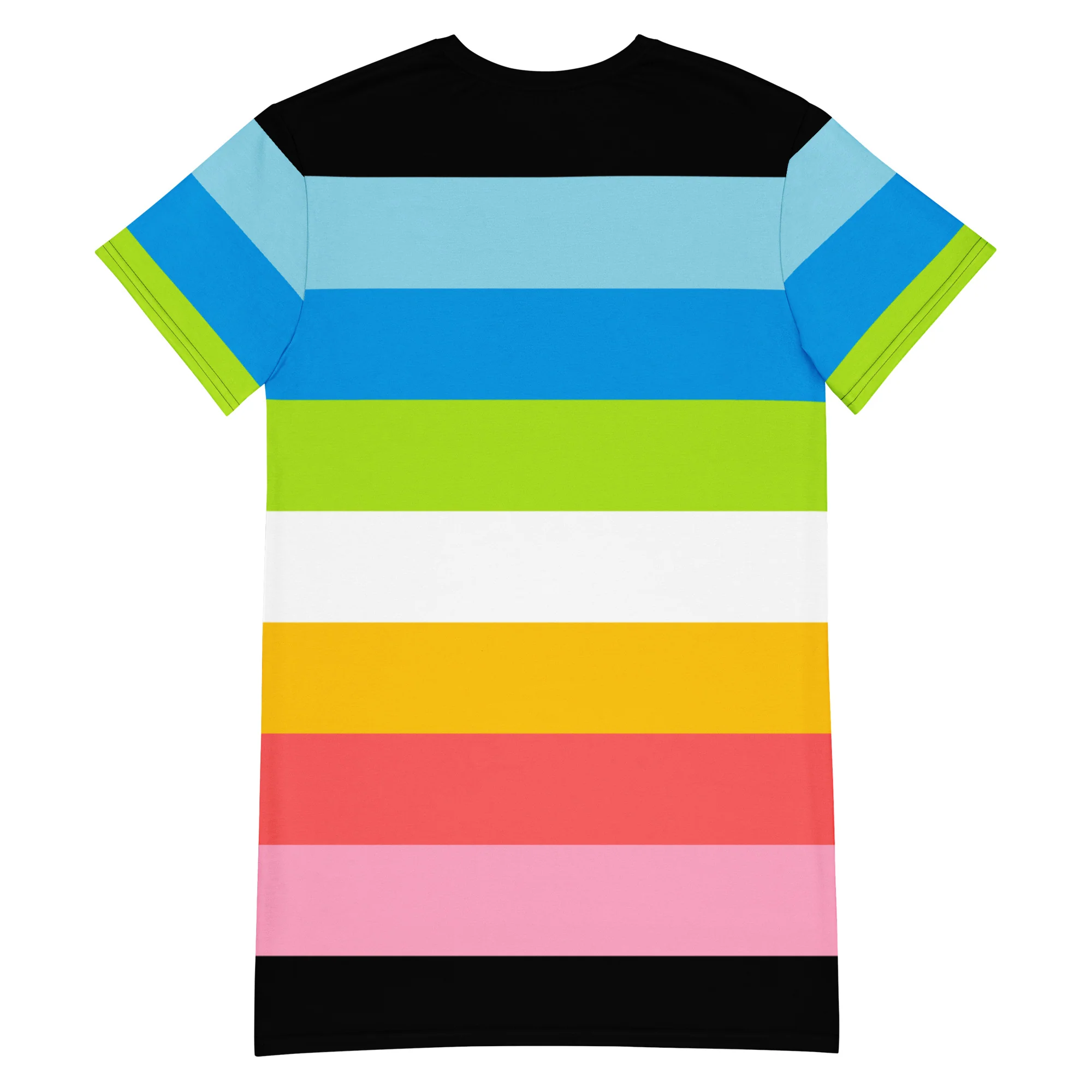 Queer Pride Flag T-shirt Dress - Image 6