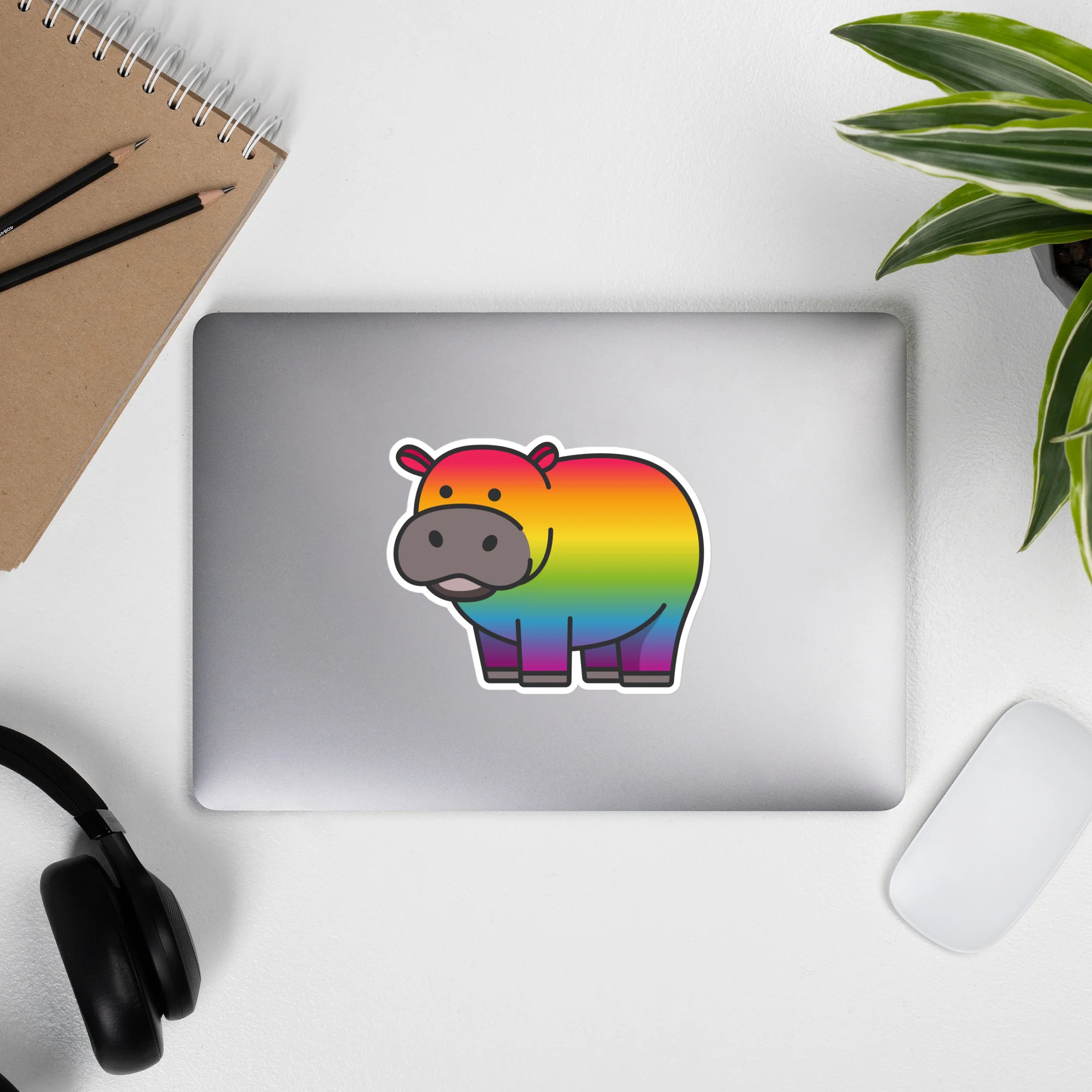 Rainbopotamus Sticker - Image 4