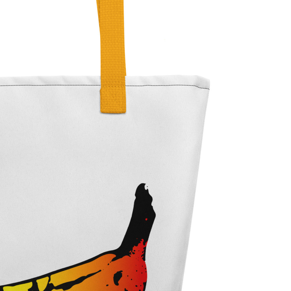 Rainbow Banana Large Tote/Beach Bag - Image 6