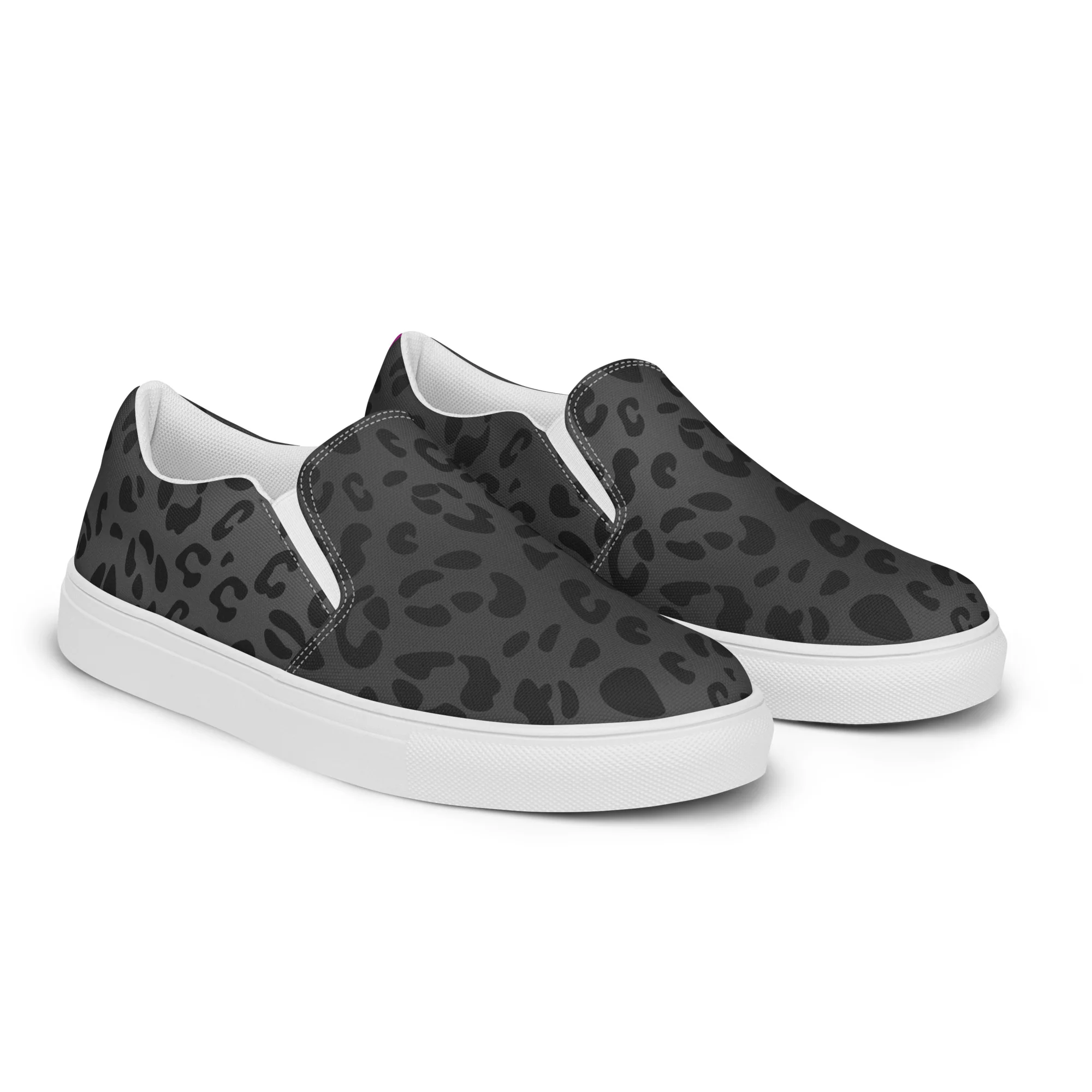 Rainbow Black Leopard Slip-on Shoes (male sizes) - Image 9