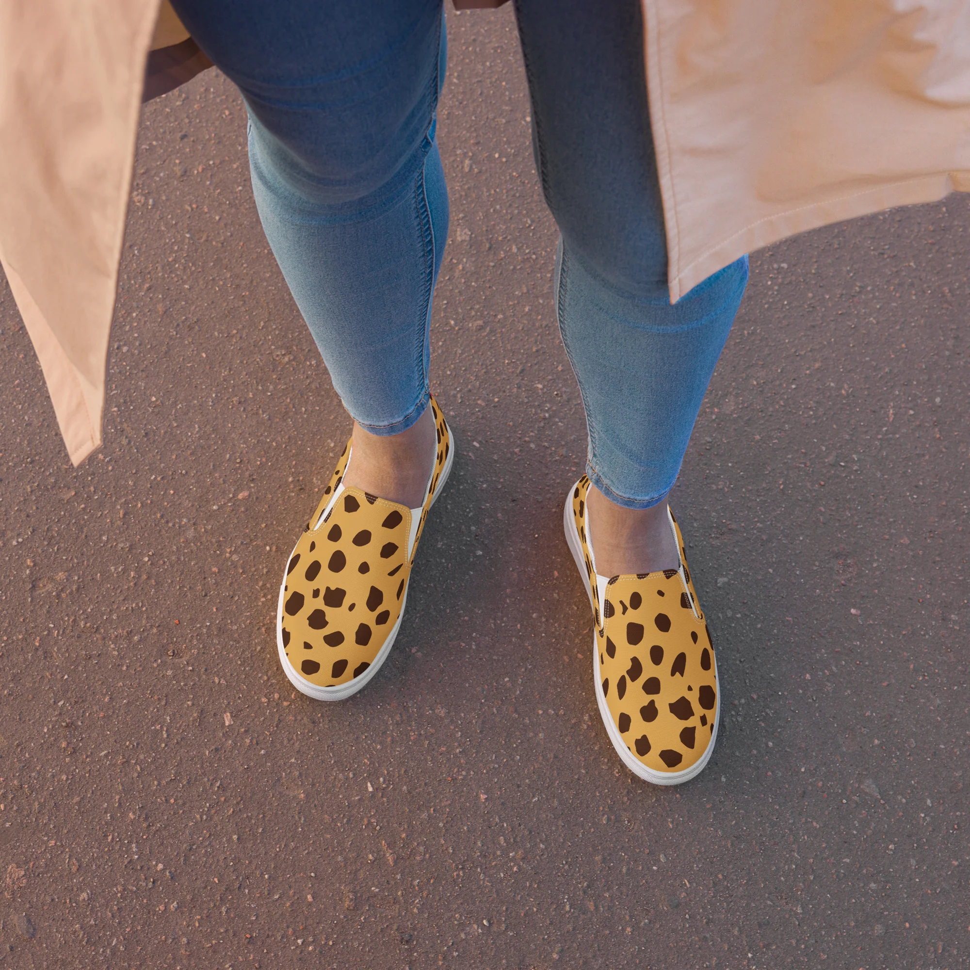 Rainbow Cheetah Print Slip-on Shoes (female sizes) - Image 2
