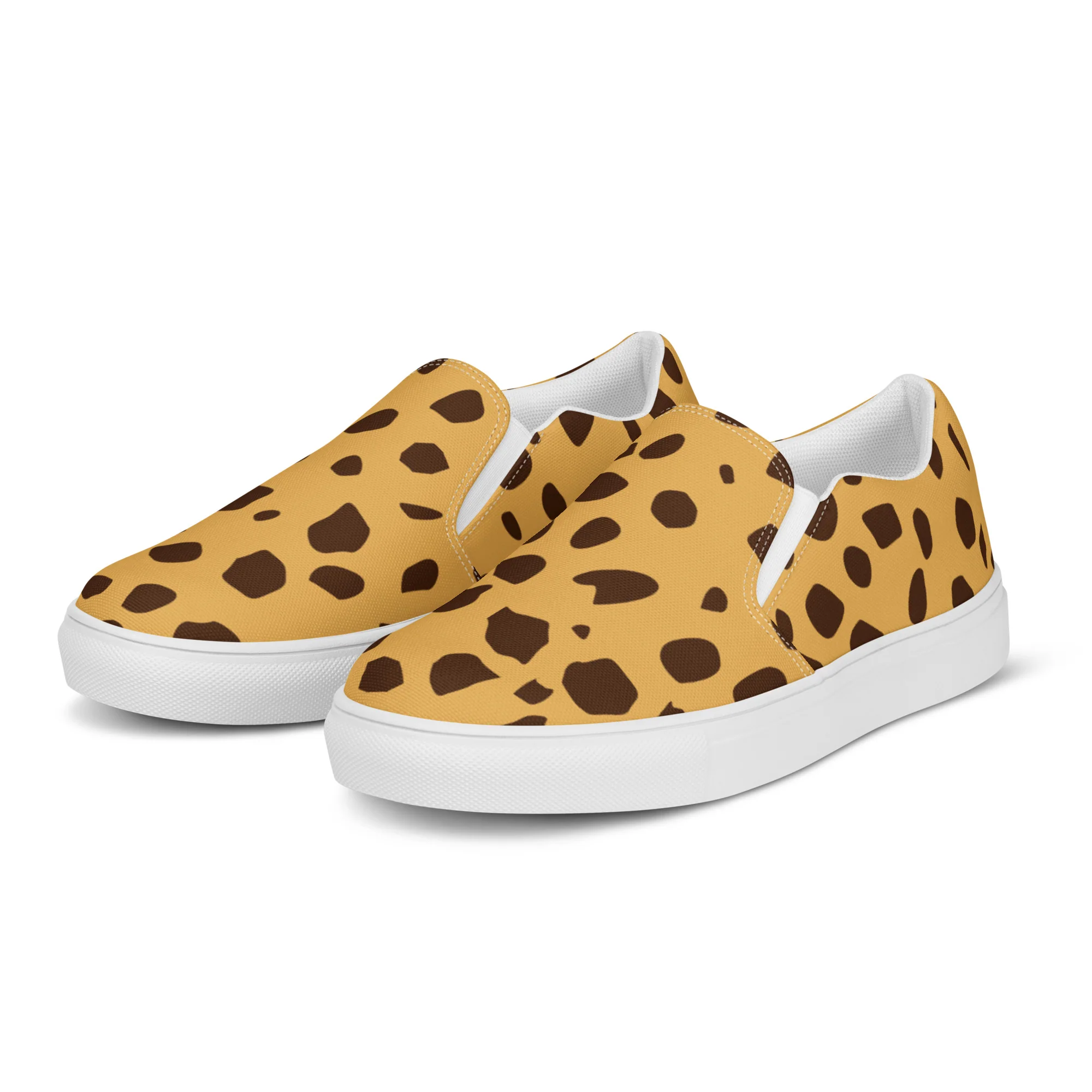Rainbow Cheetah Print Slip-on Shoes (male sizes)