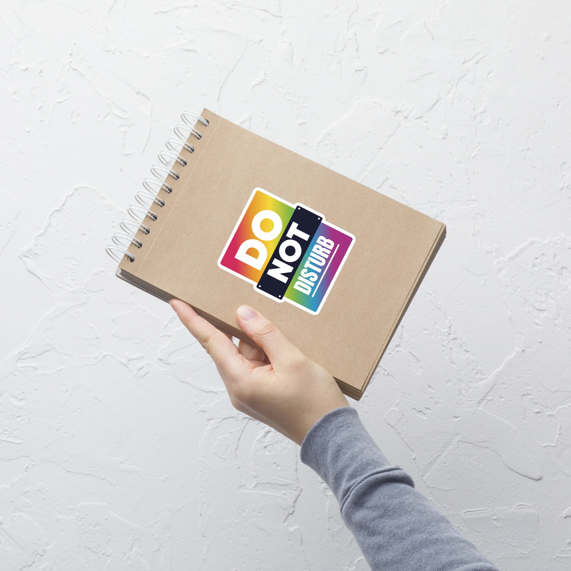 Rainbow Do Not Disturb Sticker - Image 3