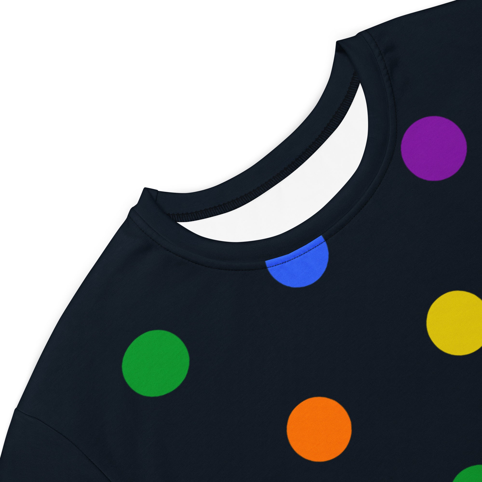 Rainbow Dotty T-shirt Dress - Image 7