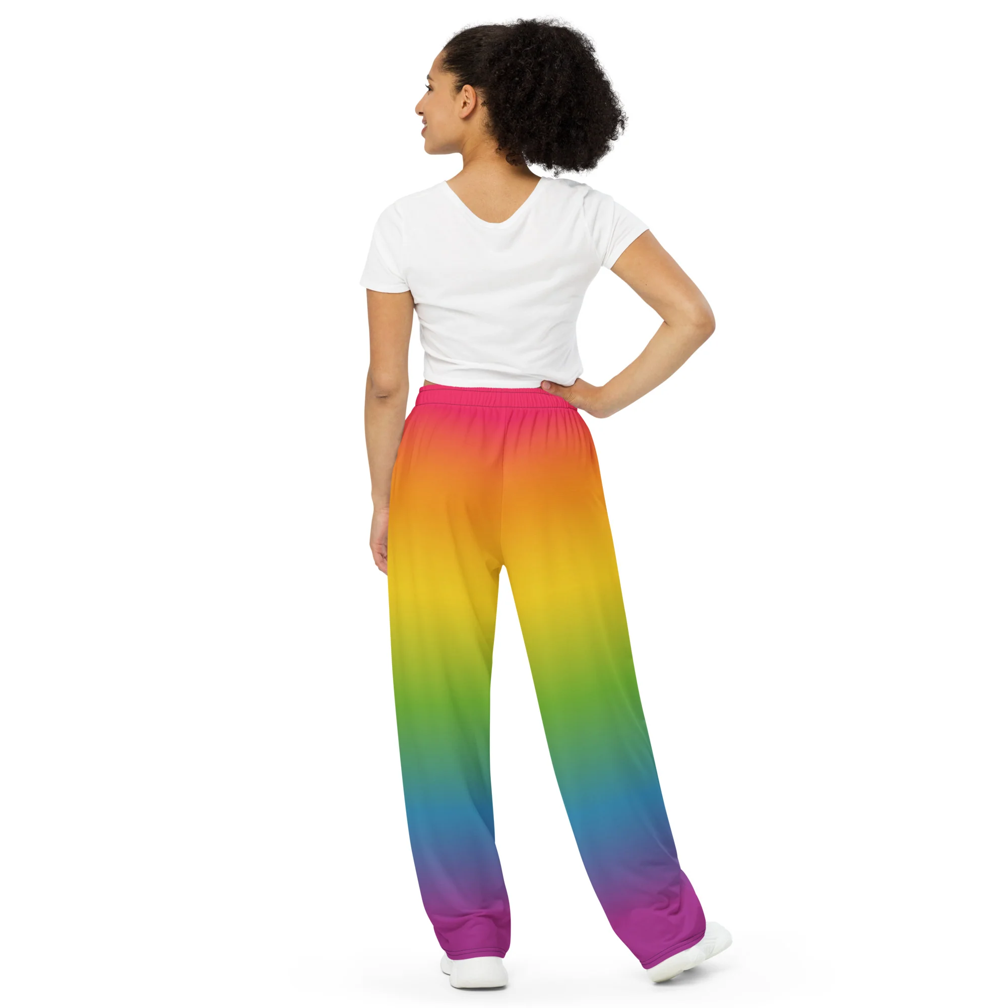 Rainbow Graduation Wide-leg Pants/Trousers - Image 4