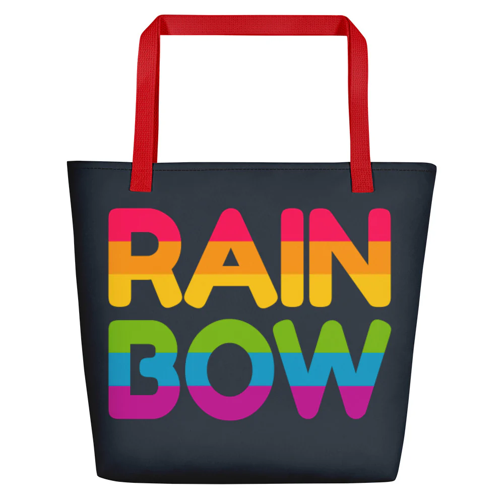 RainBow Large Tote/Beach Bag - Image 5