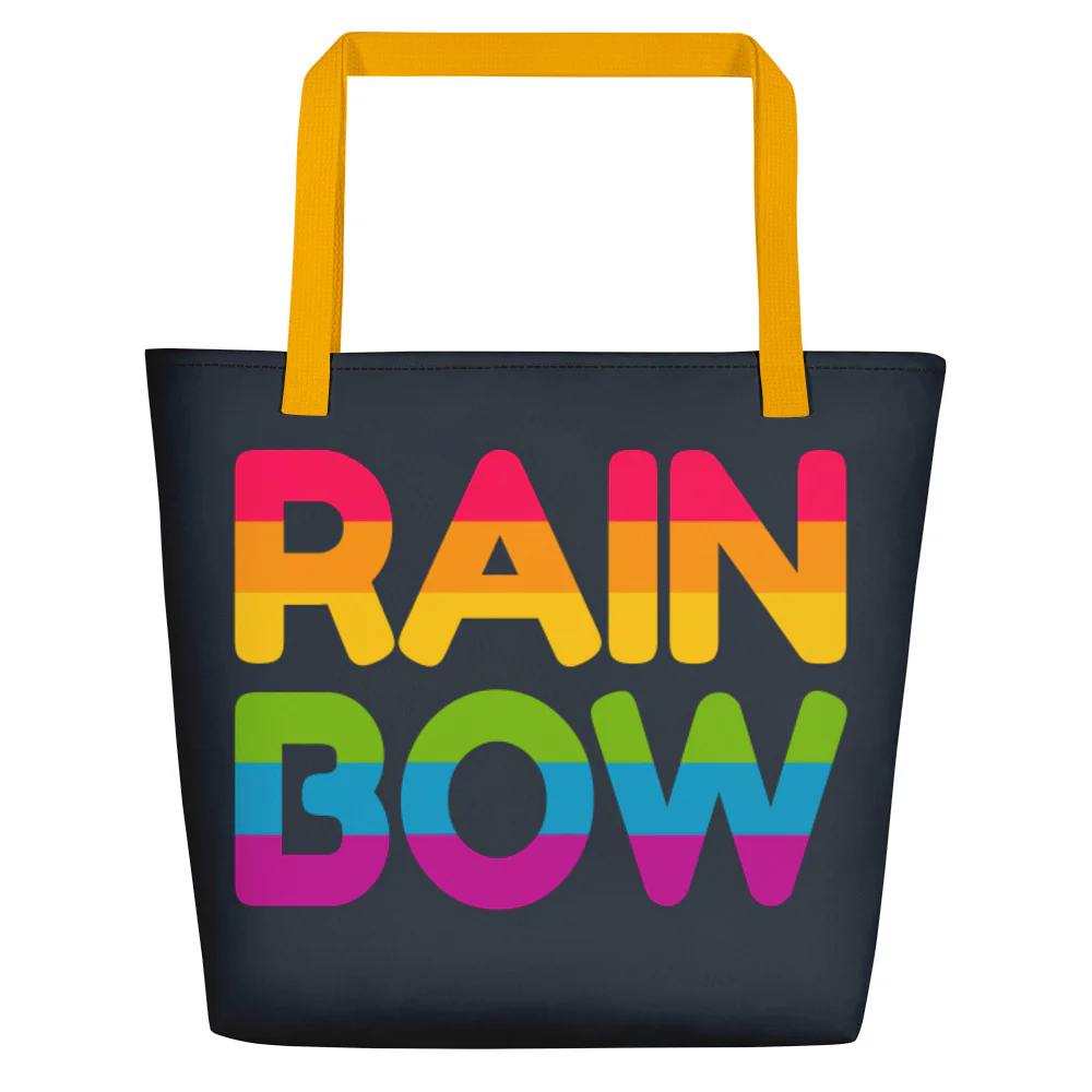 RainBow Large Tote/Beach Bag - Image 7