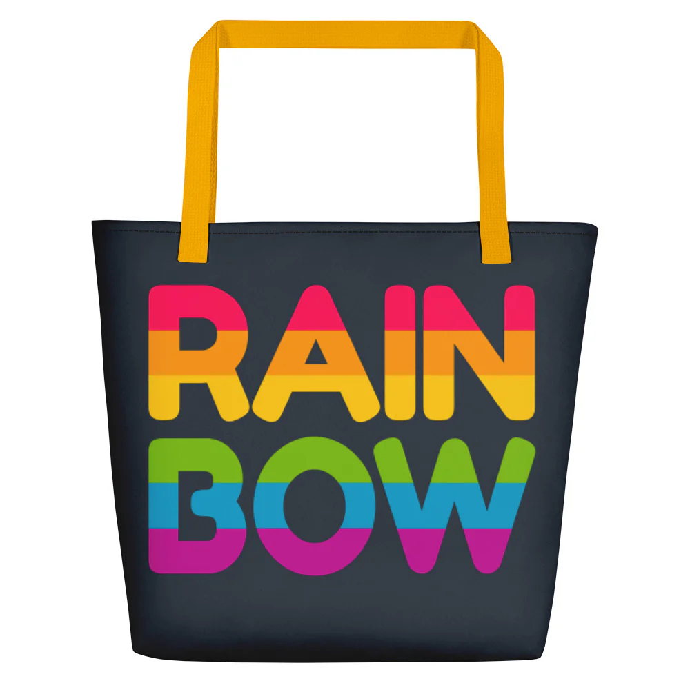 RainBow Large Tote/Beach Bag - Image 8
