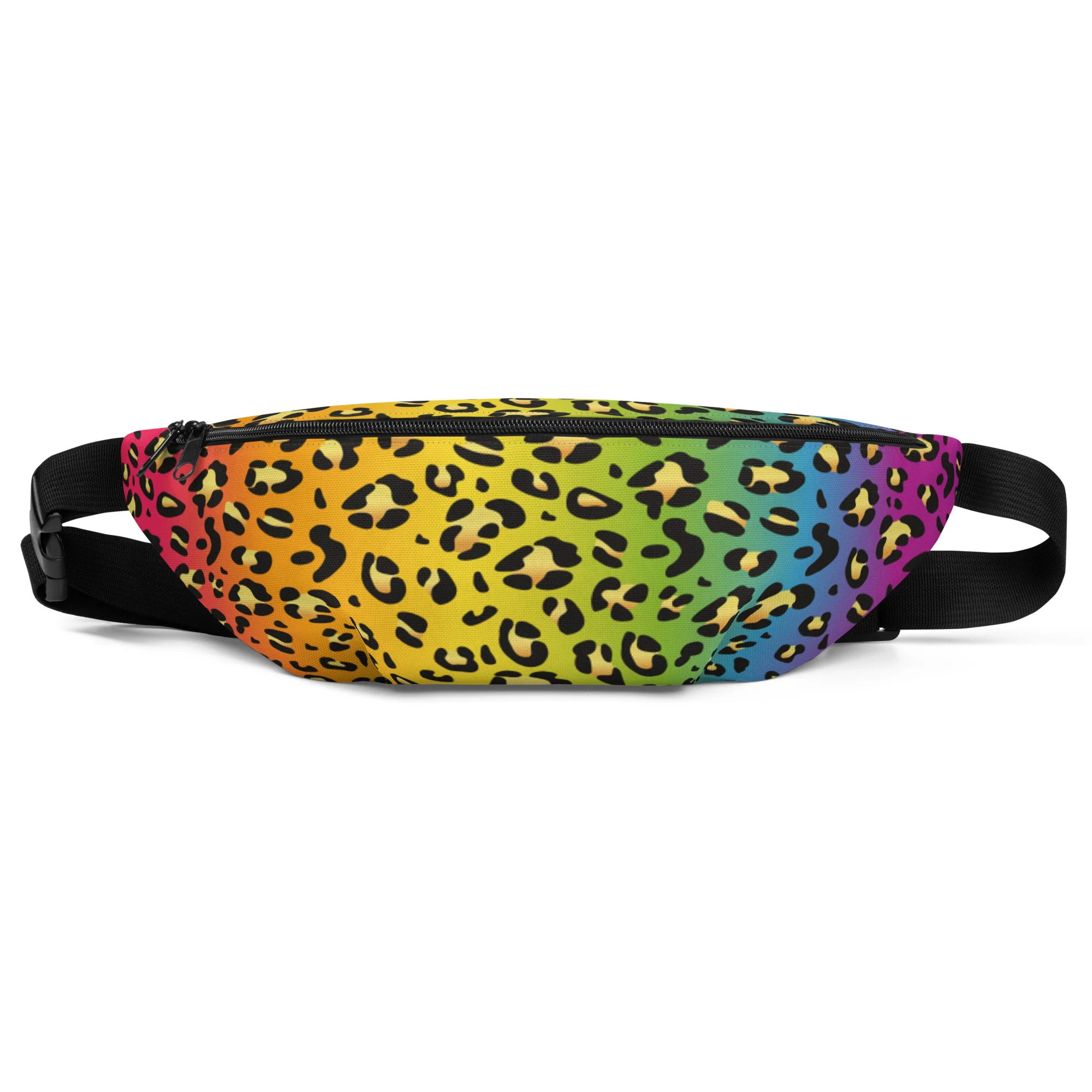 Rainbow Leopard Print Fanny Pack/Bum Bag