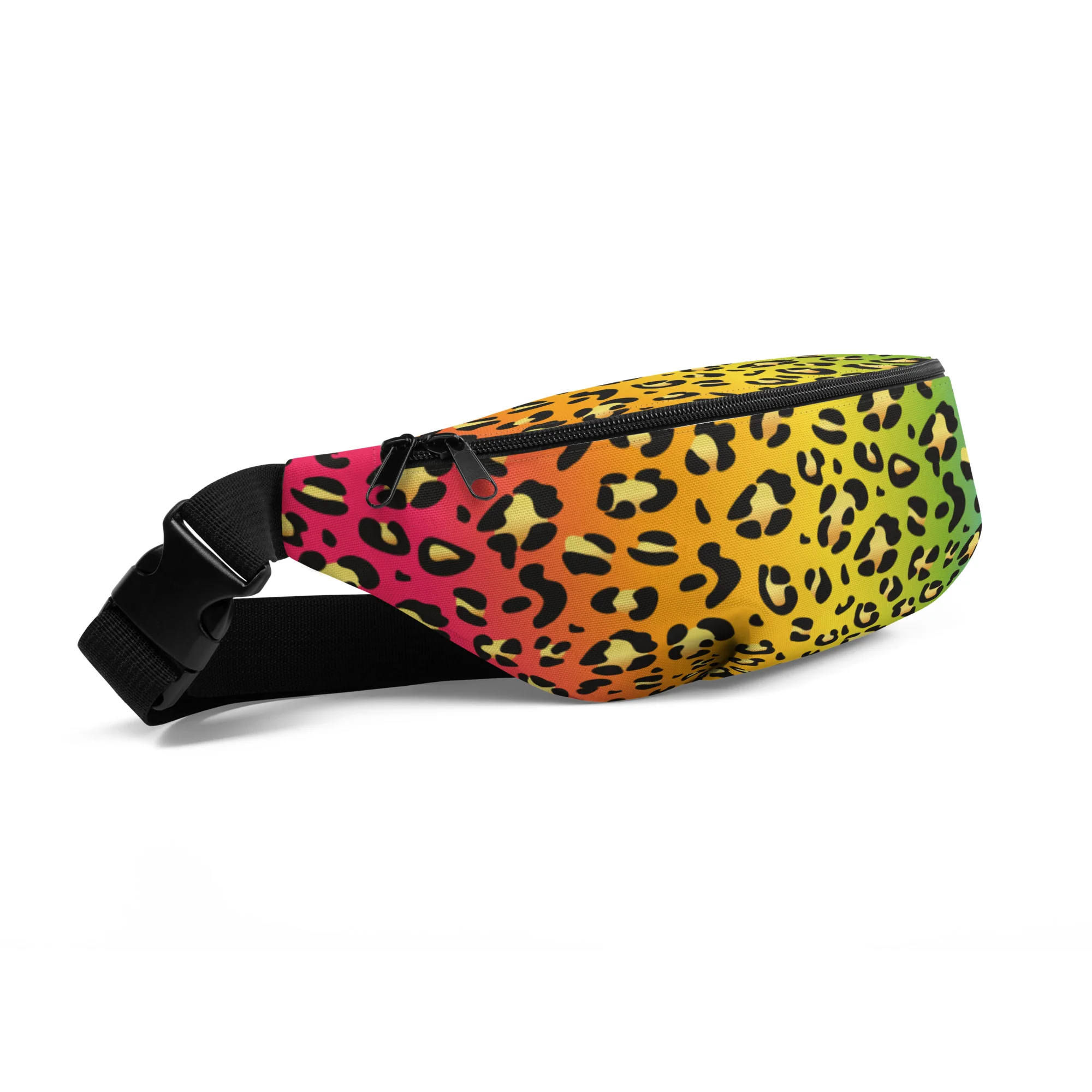 Rainbow Leopard Print Fanny Pack/Bum Bag - Image 3
