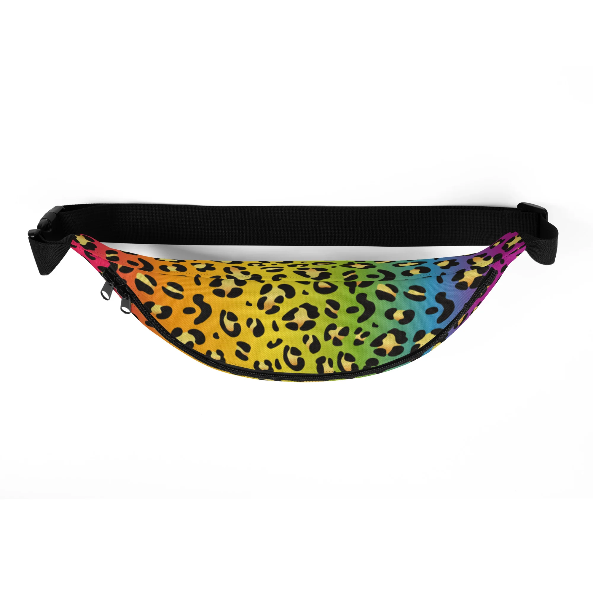 Rainbow Leopard Print Fanny Pack/Bum Bag - Image 4
