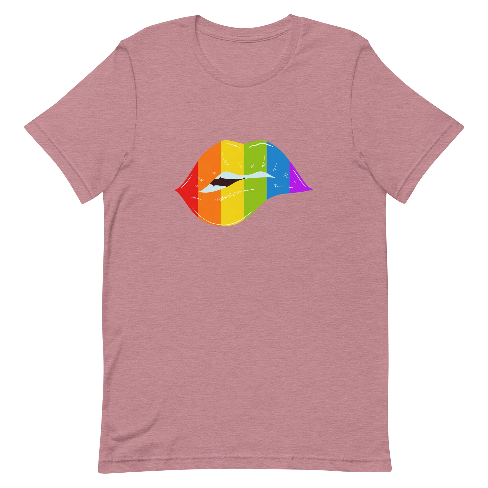 Rainbow Lips Unisex T-Shirt - Image 11
