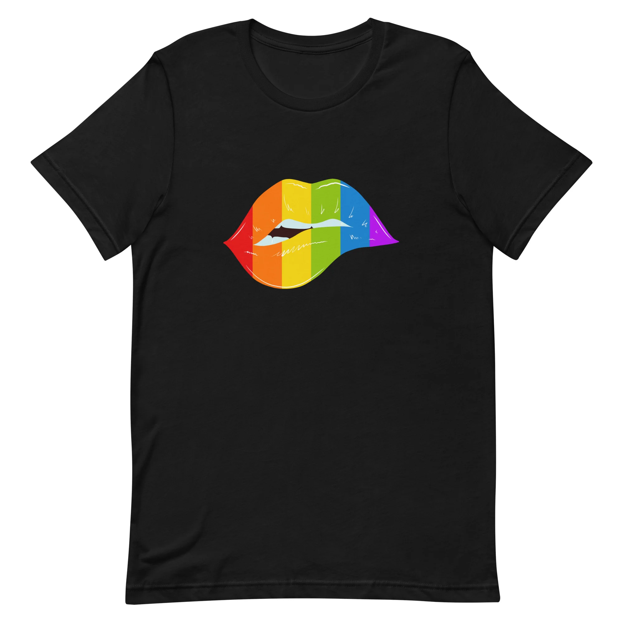 Rainbow Lips Unisex T-Shirt - Image 8