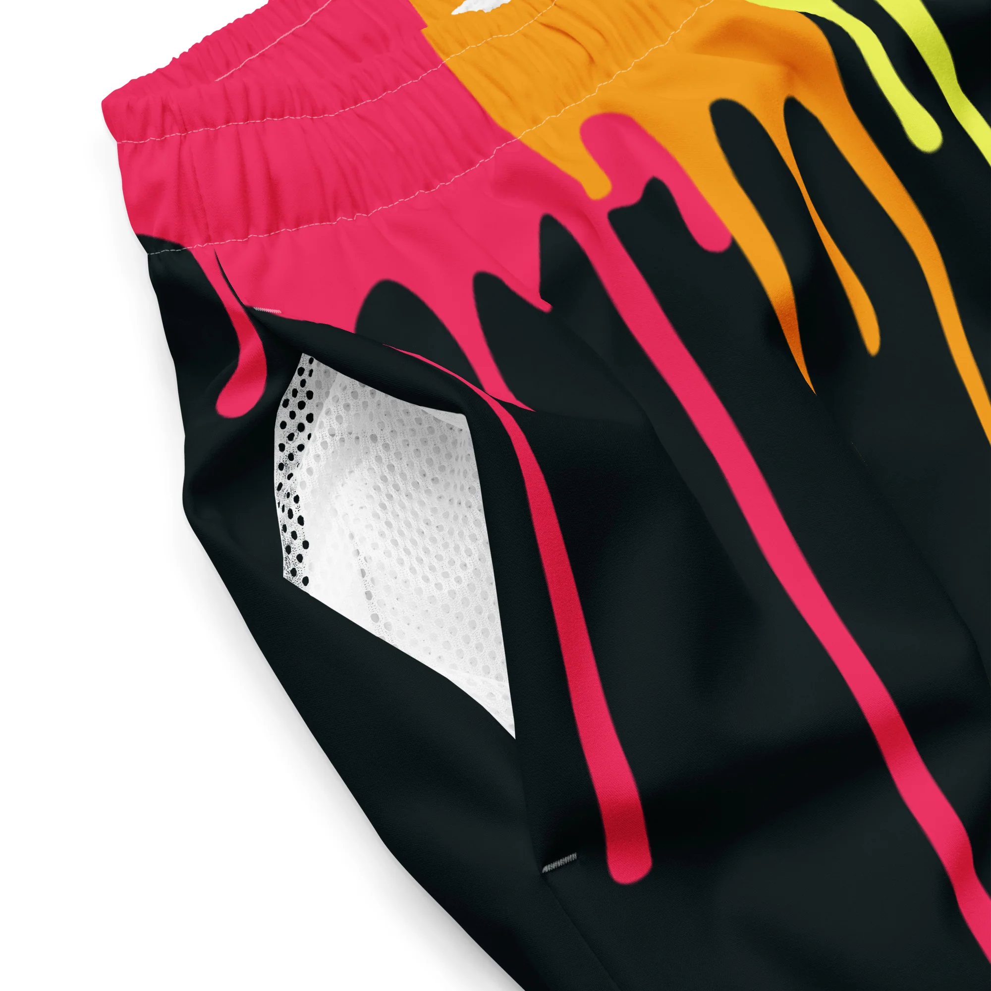 Rainbow Paint Drips Swimming Trunks - Image 6