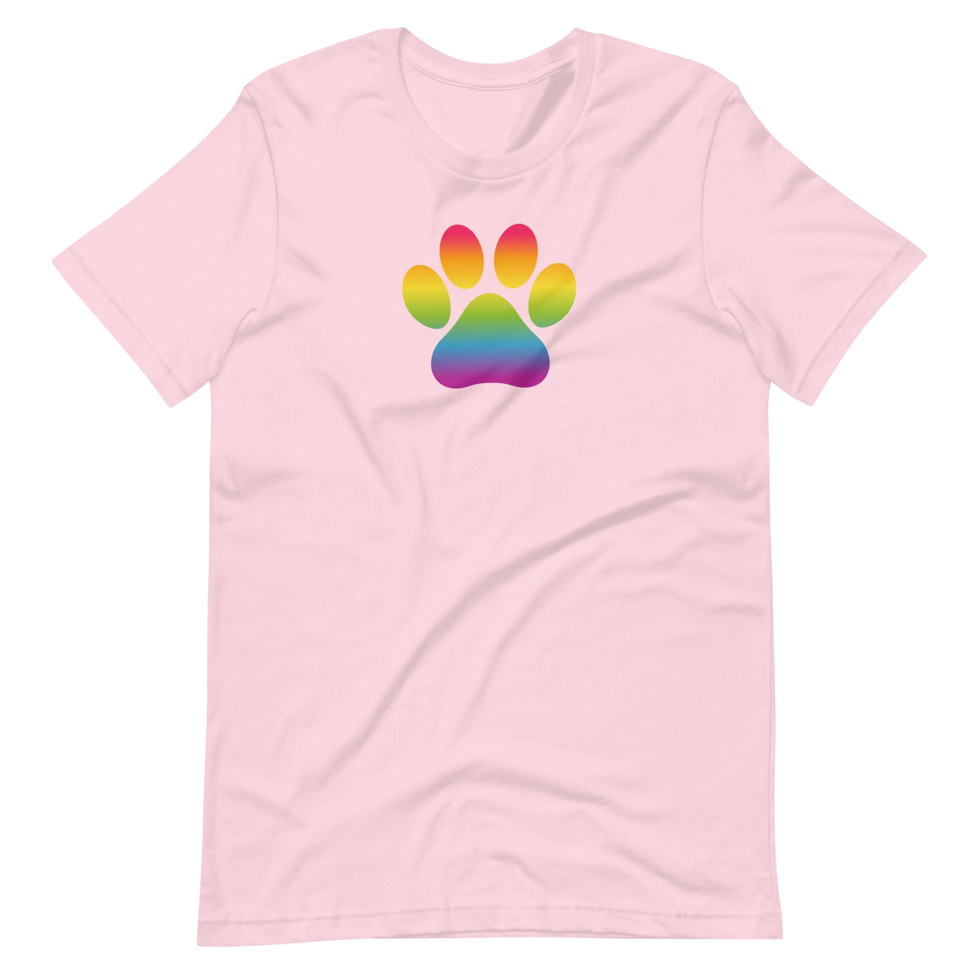 Rainbow Paw Print T-Shirt - Image 7