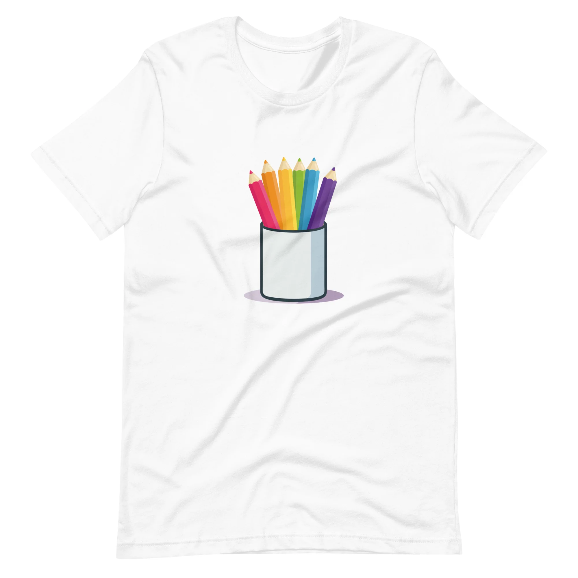Rainbow Pencils T-Shirt - Image 4