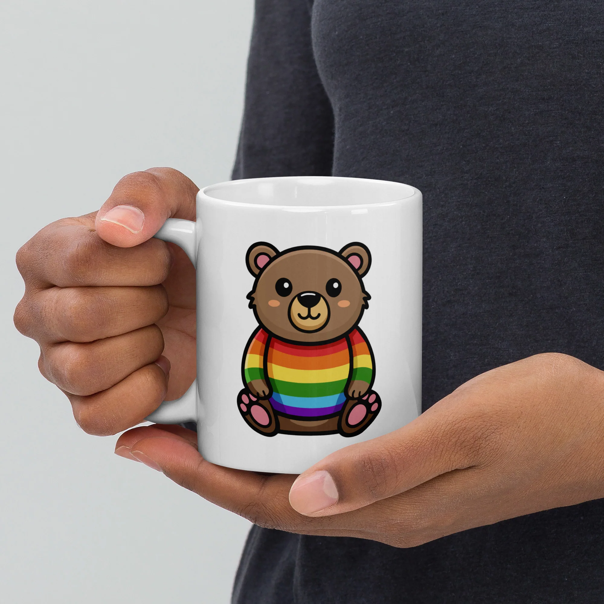 Rainbow Pride Bear Mug - Image 2