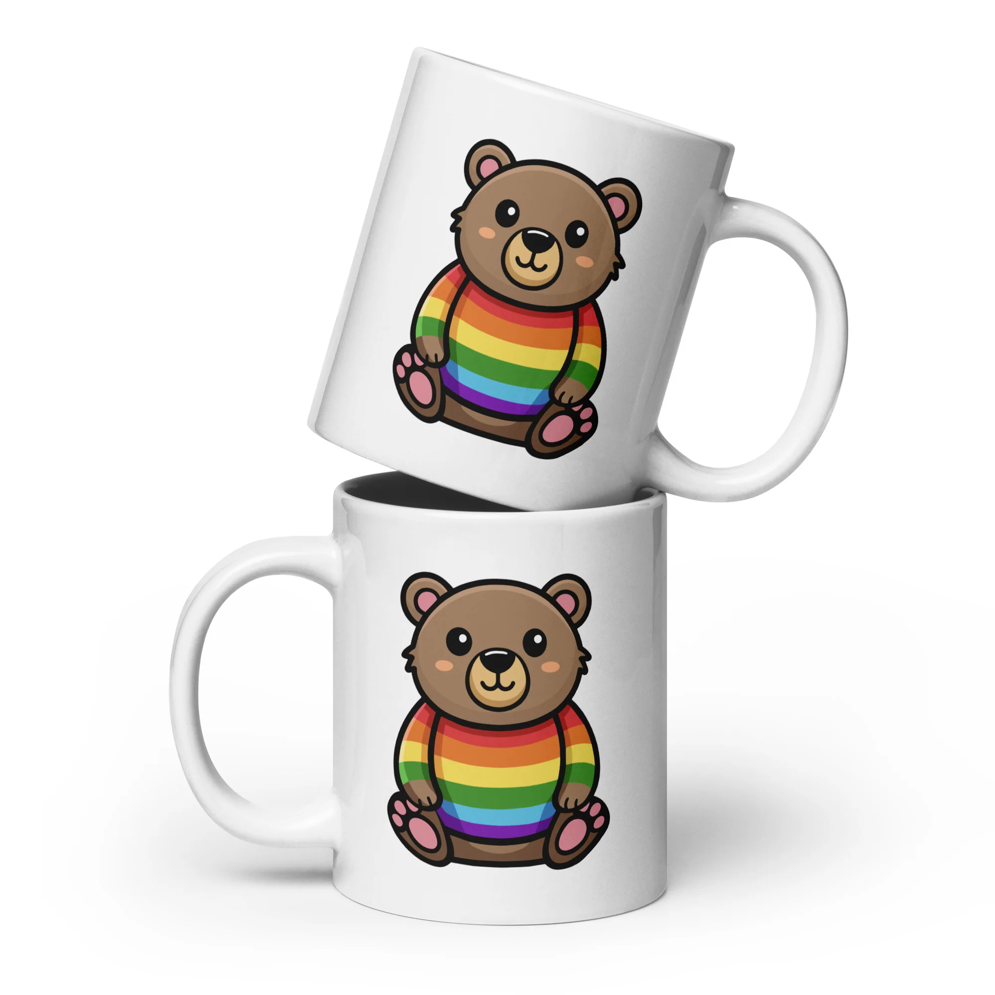 Rainbow Pride Bear Mug - Image 3