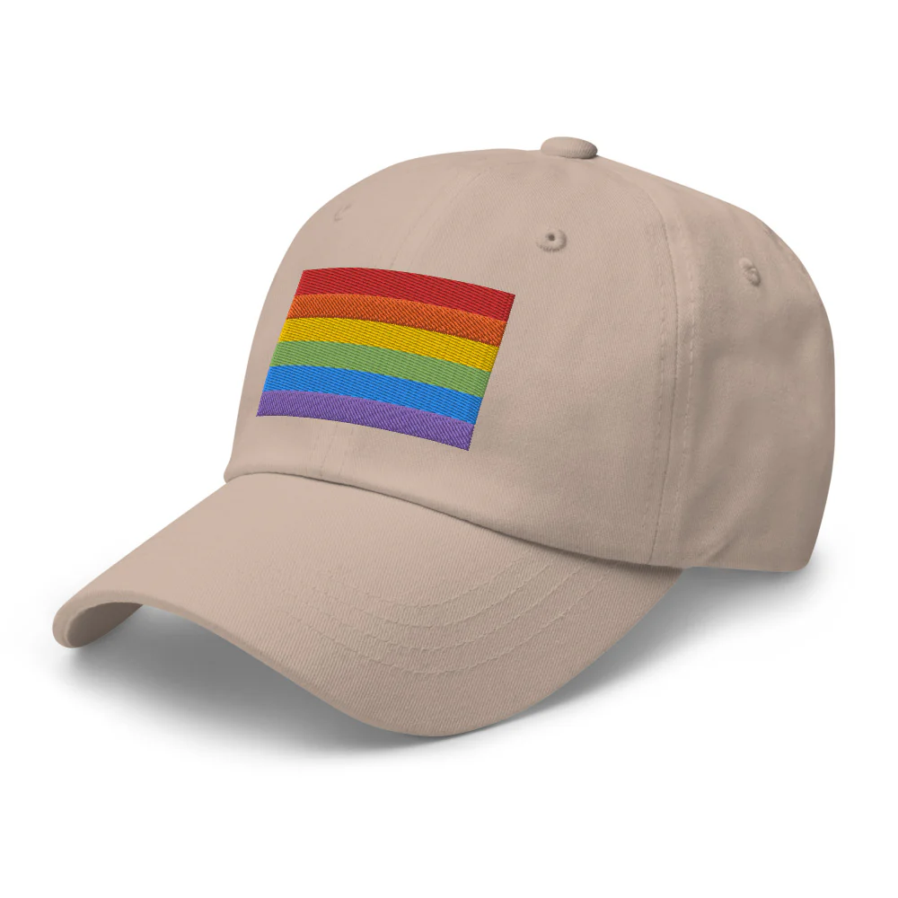Rainbow Pride Flag Baseball Cap - Image 9
