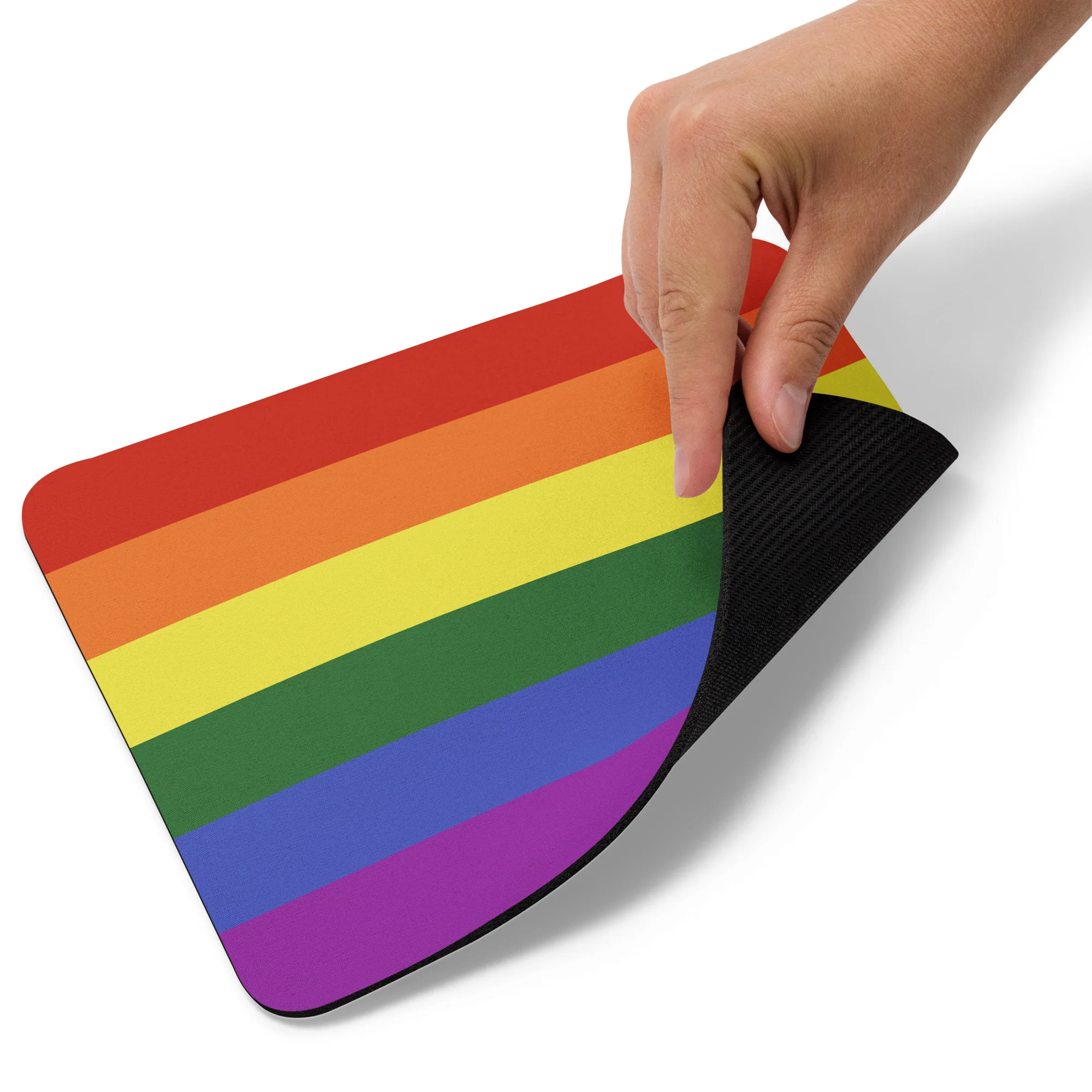 Rainbow Pride Flag Mouse Pad/Mouse Mat - Image 2