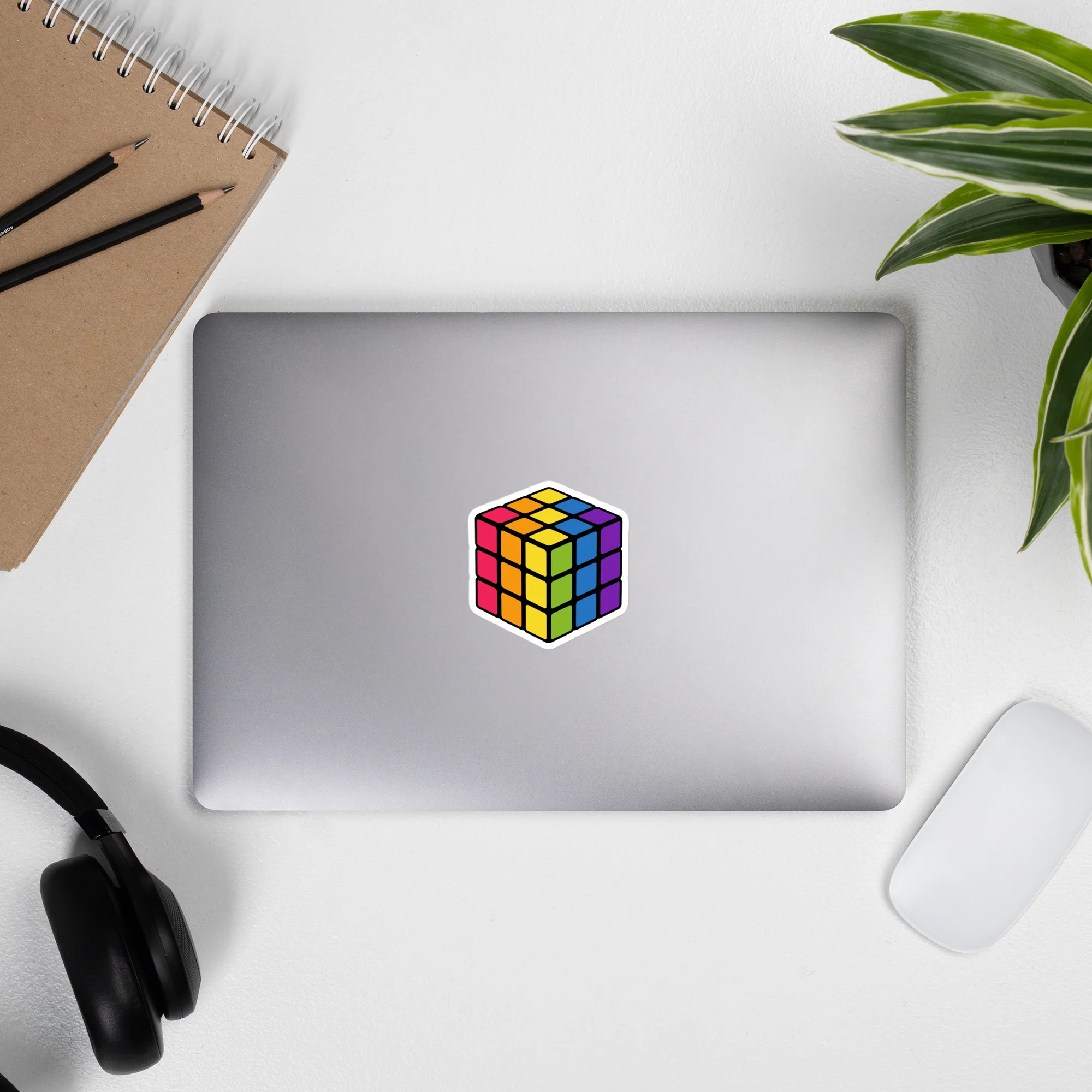 Rainbow Pride Flag Rubik’s Cube Sticker - Image 2