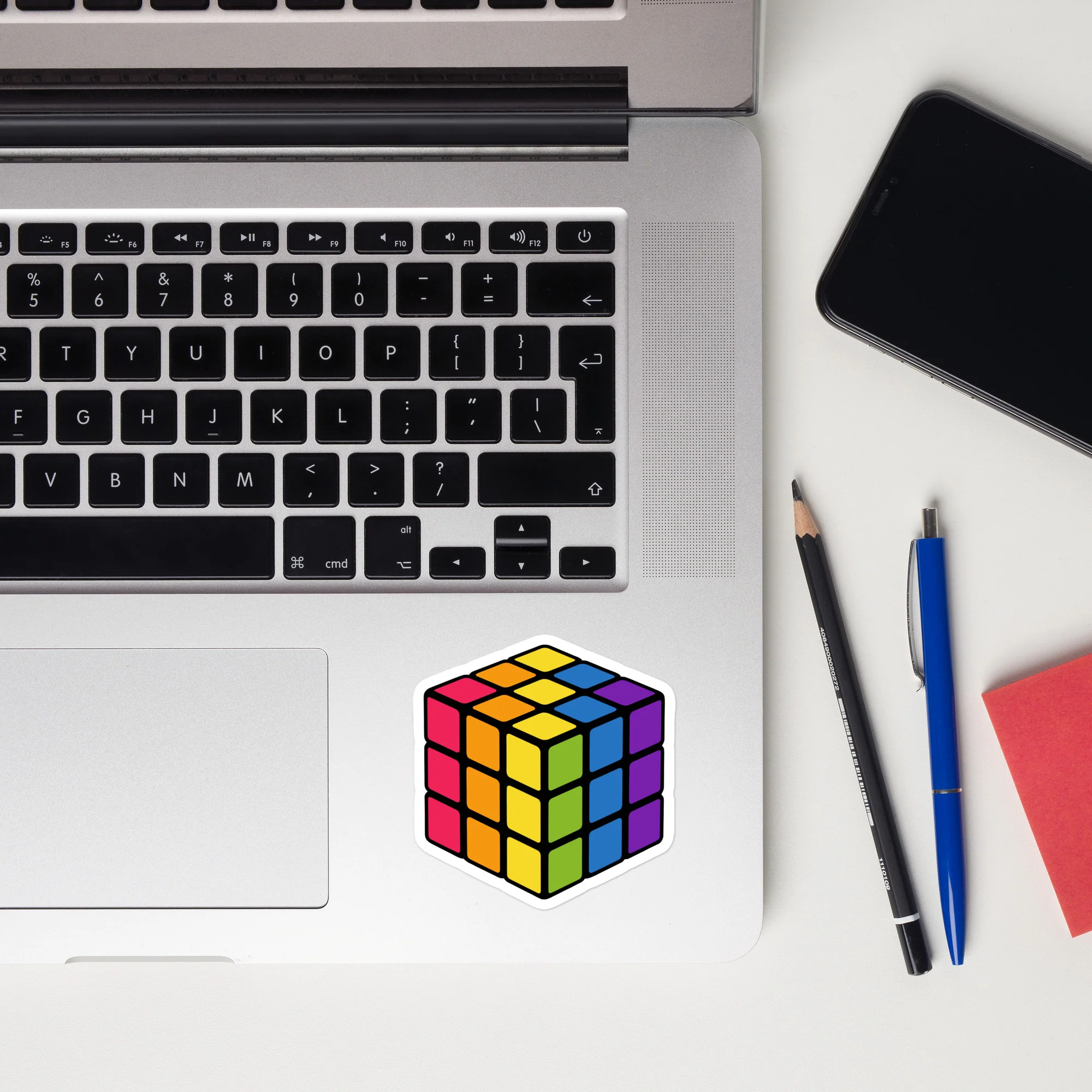 Rainbow Pride Flag Rubik’s Cube Sticker - Image 5