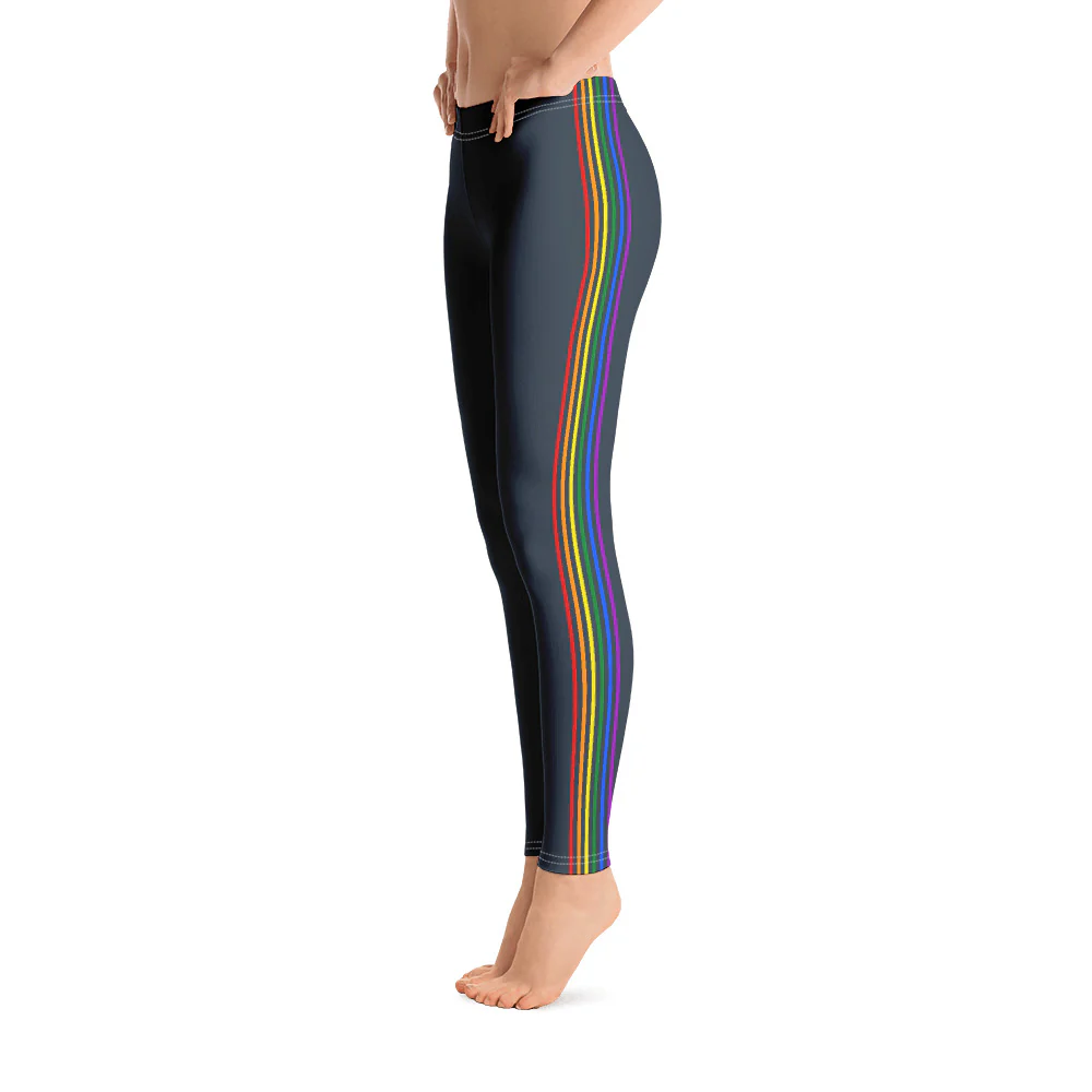 Rainbow Pride Flag Separated Stripe Leggings