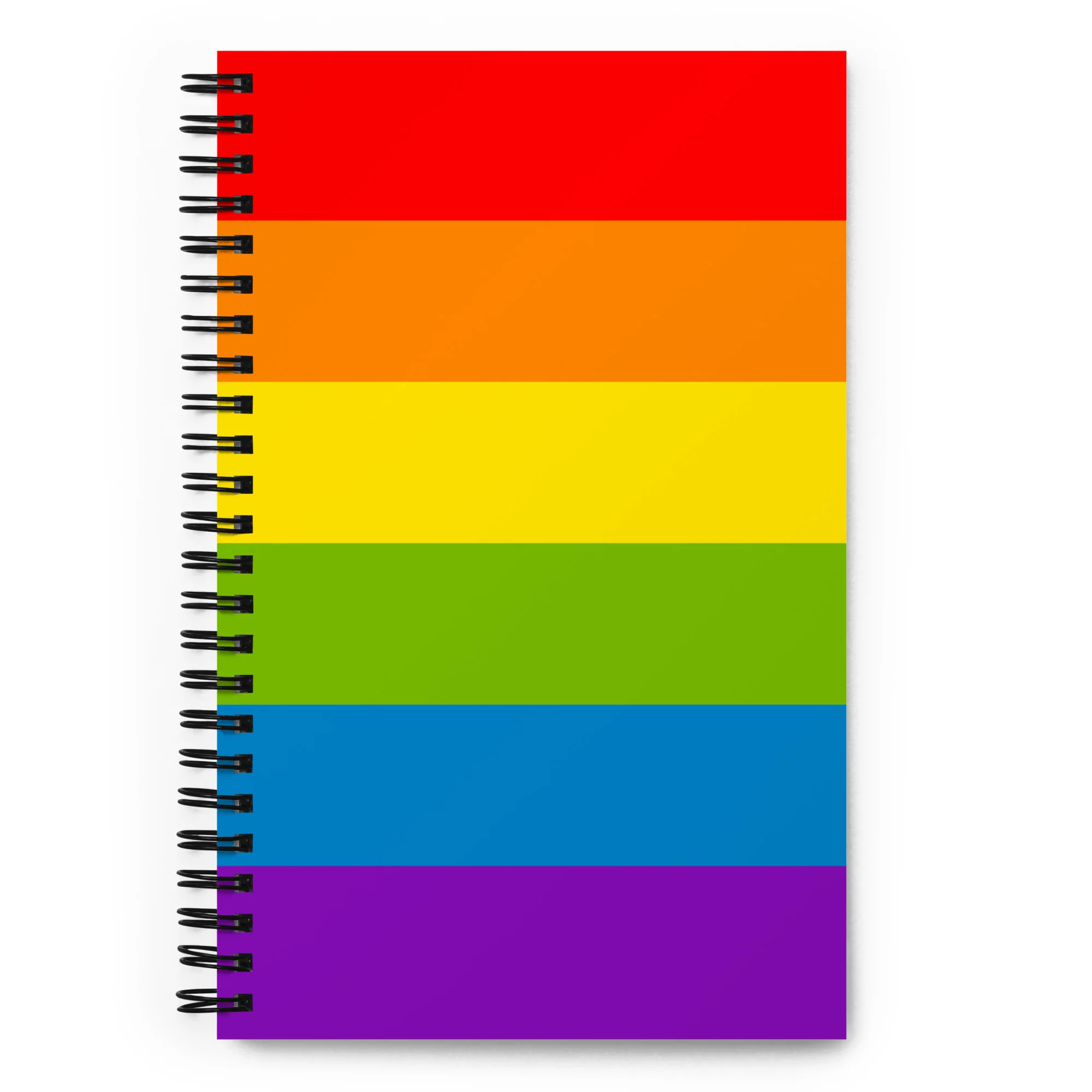 Rainbow Pride Flag Spiral Notebook