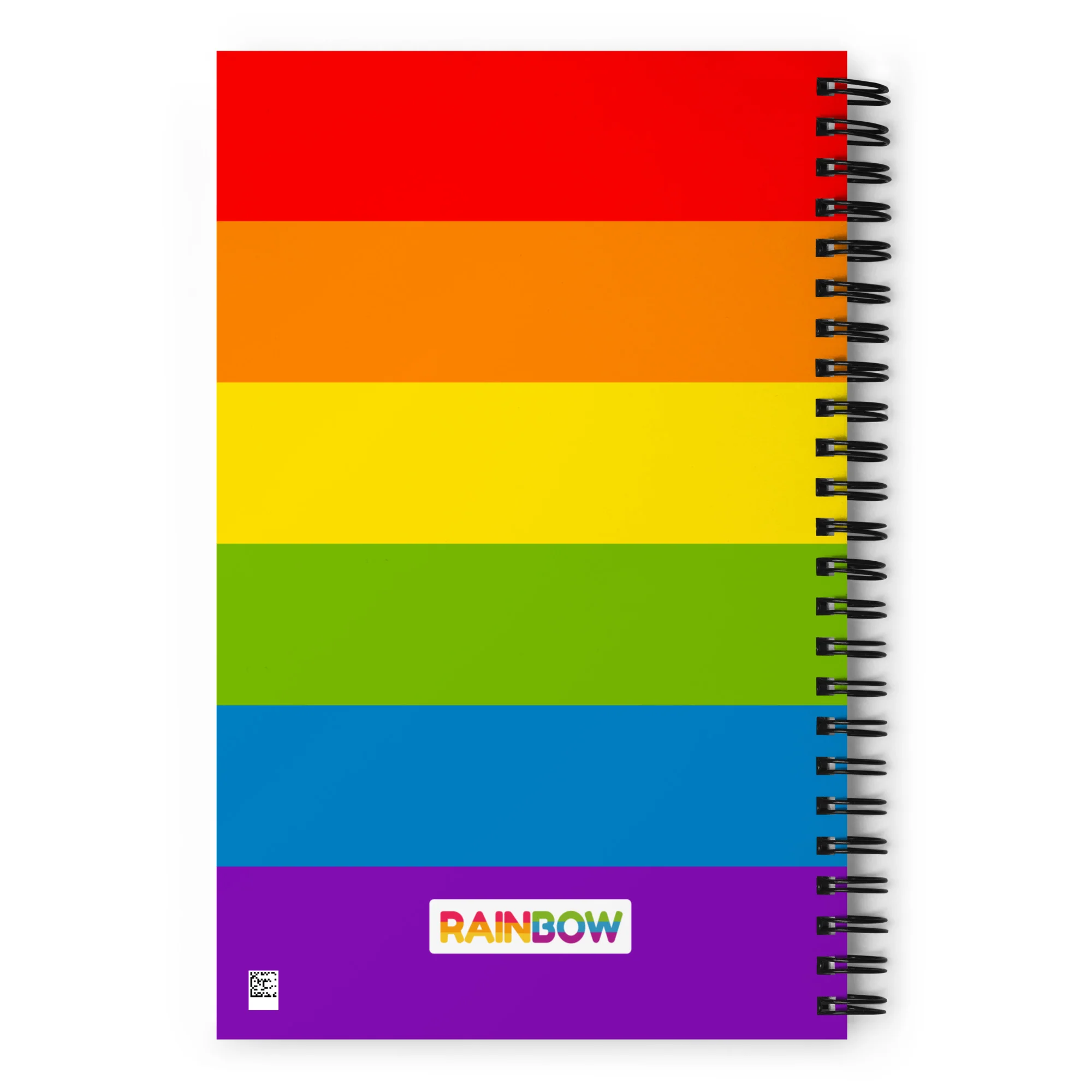 Rainbow Pride Flag Spiral Notebook - Image 7