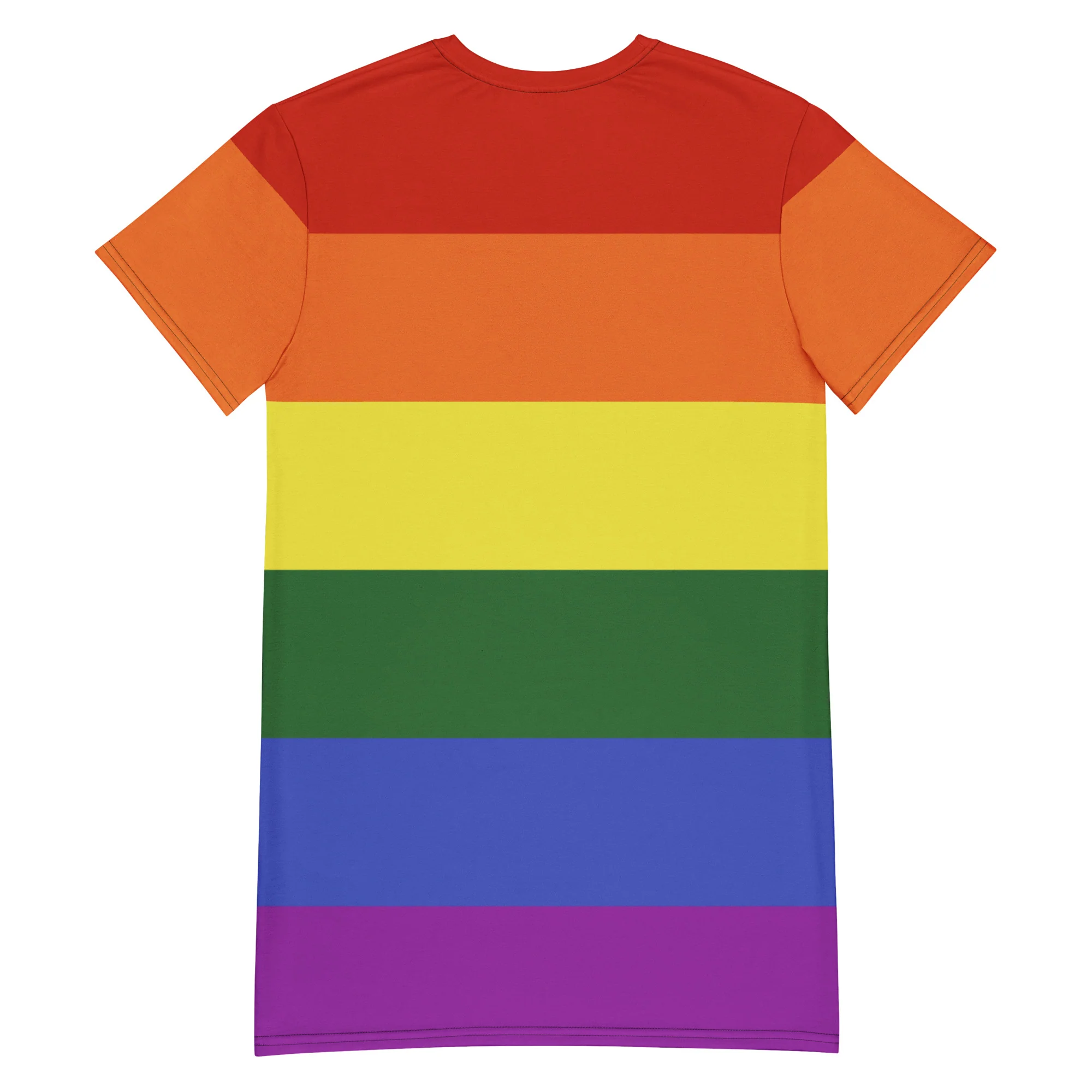Rainbow Pride Flag T-shirt Dress - Image 6