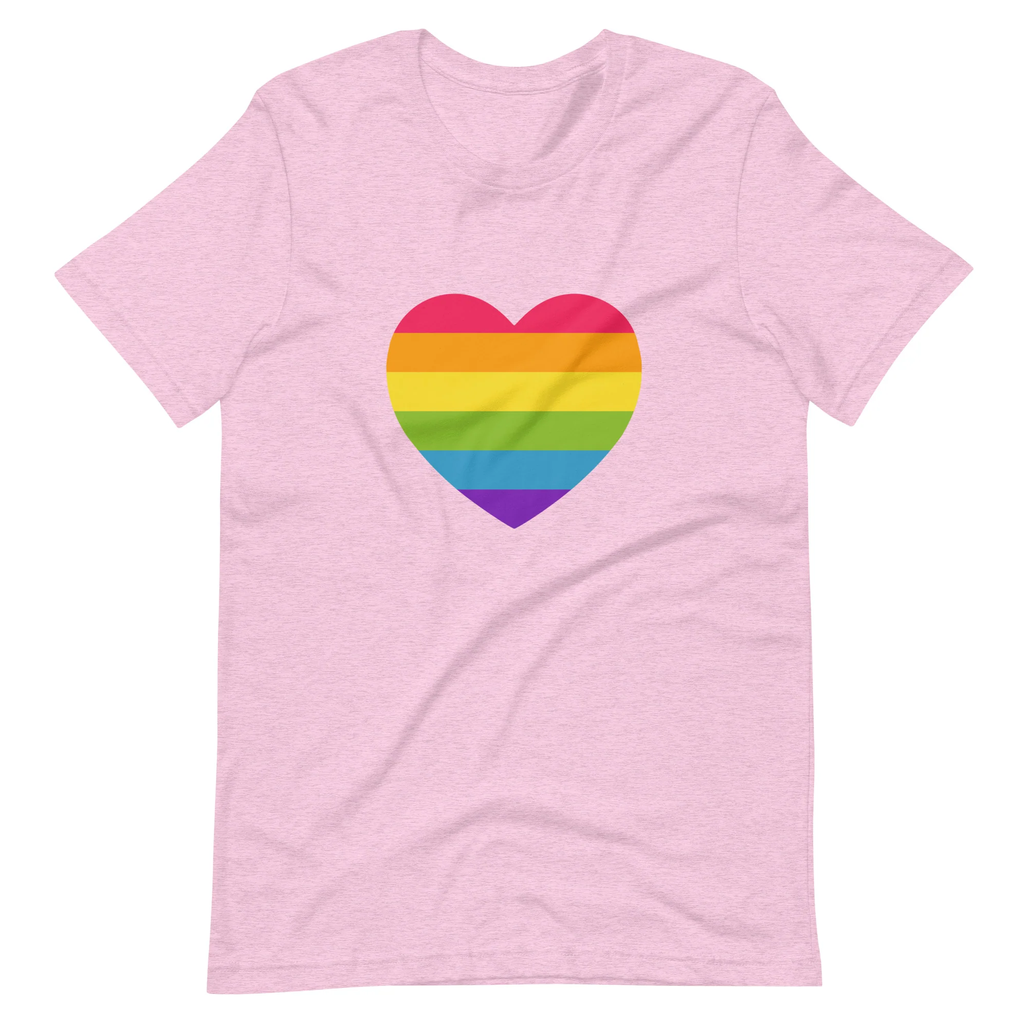 Rainbow Pride Heart T-Shirt - Image 10
