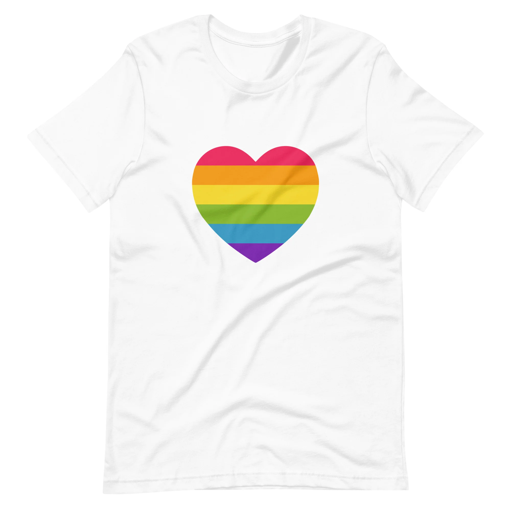 Rainbow Pride Heart T-Shirt - Image 4