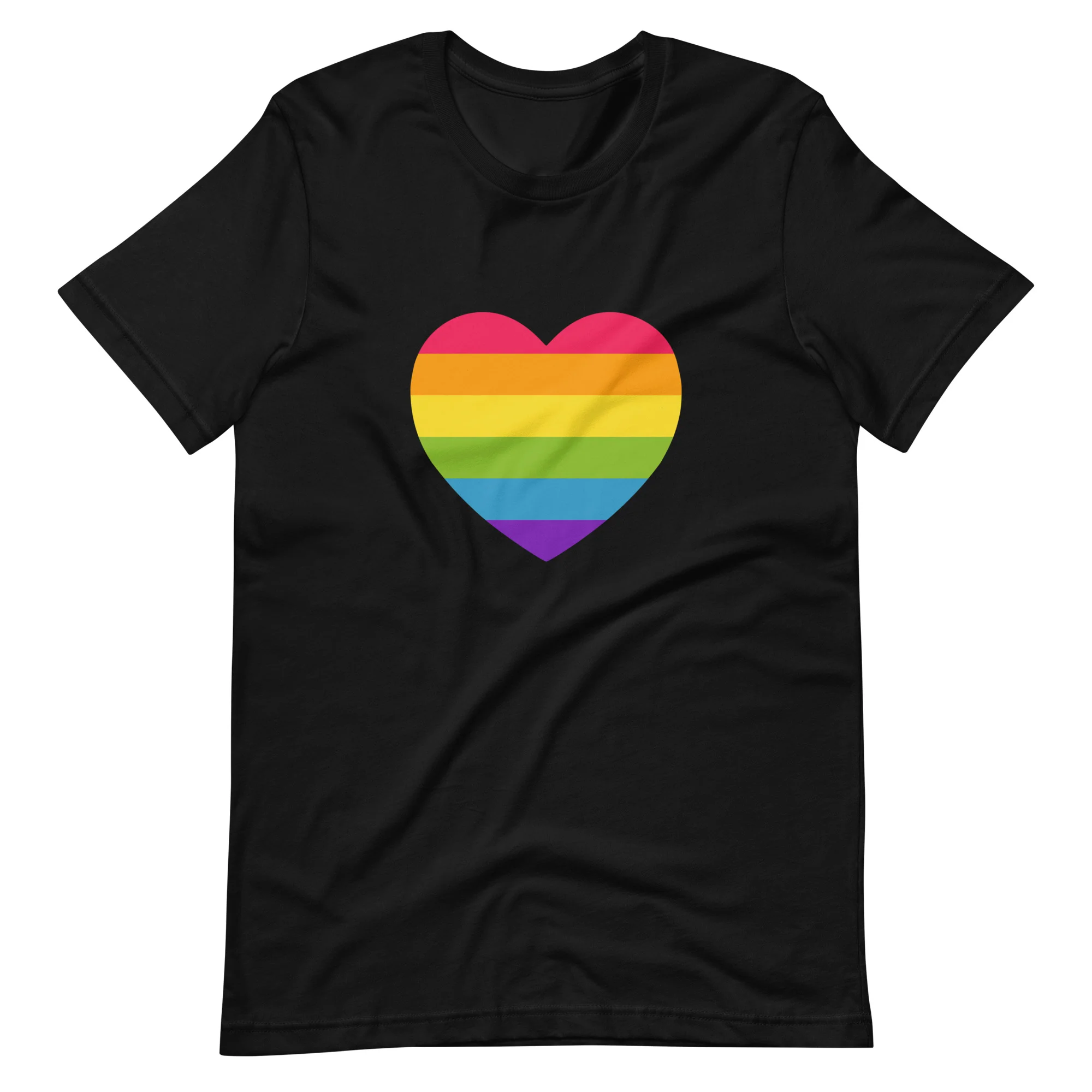 Rainbow Pride Heart T-Shirt - Image 5