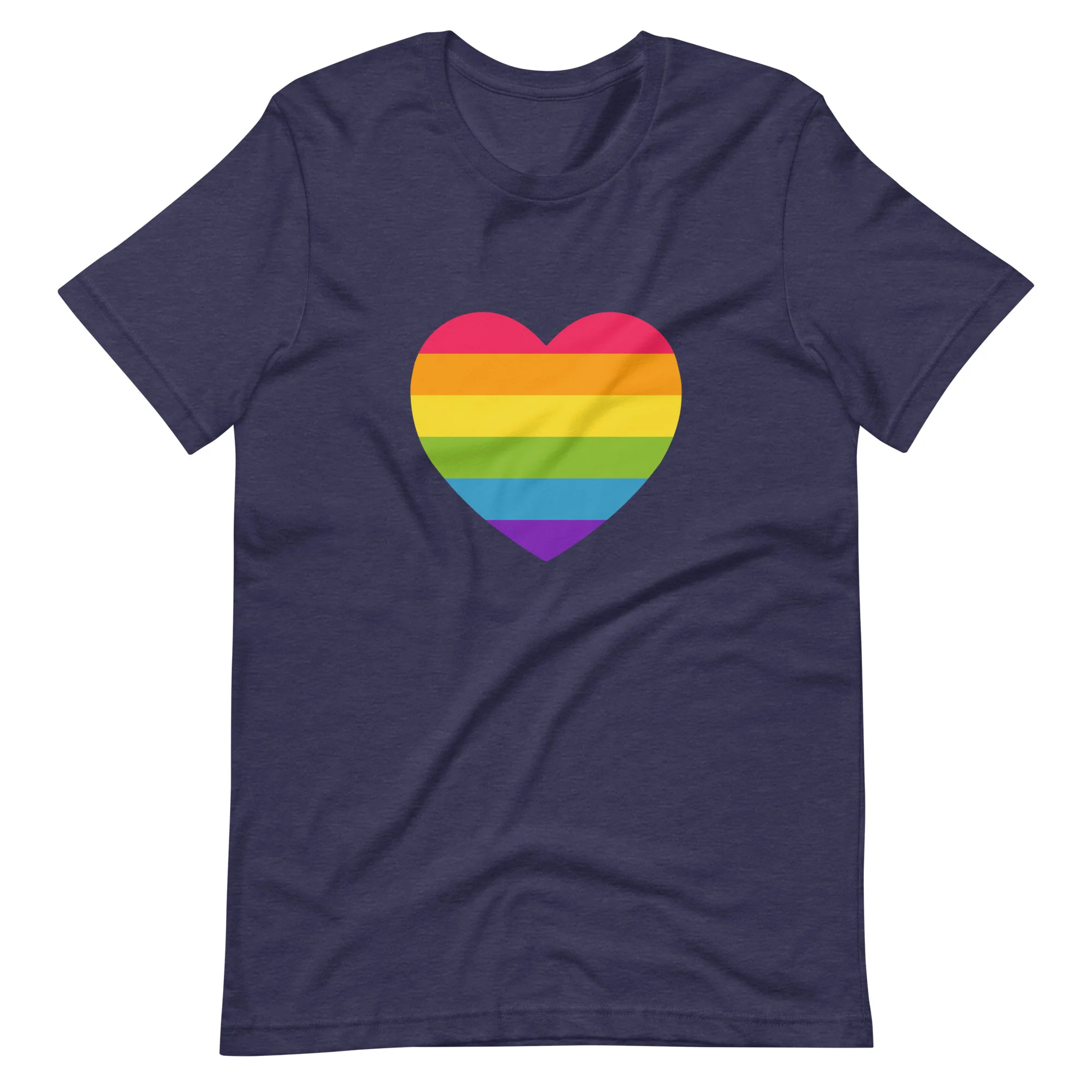 Rainbow Pride Heart T-Shirt - Image 6