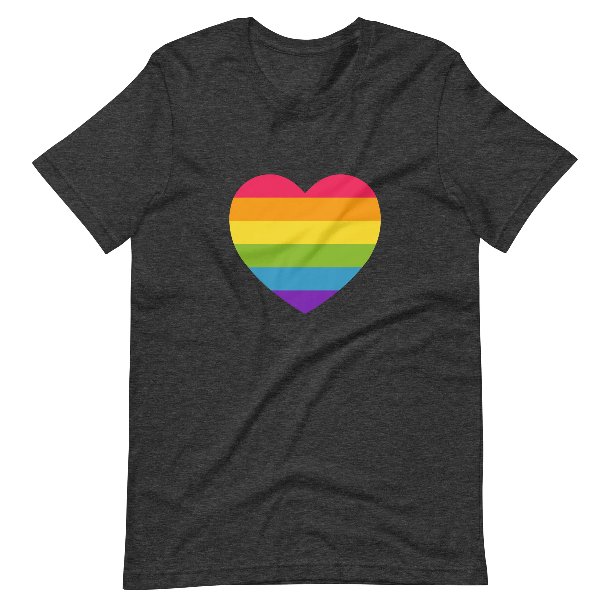 Rainbow Pride Heart T-Shirt - Image 7
