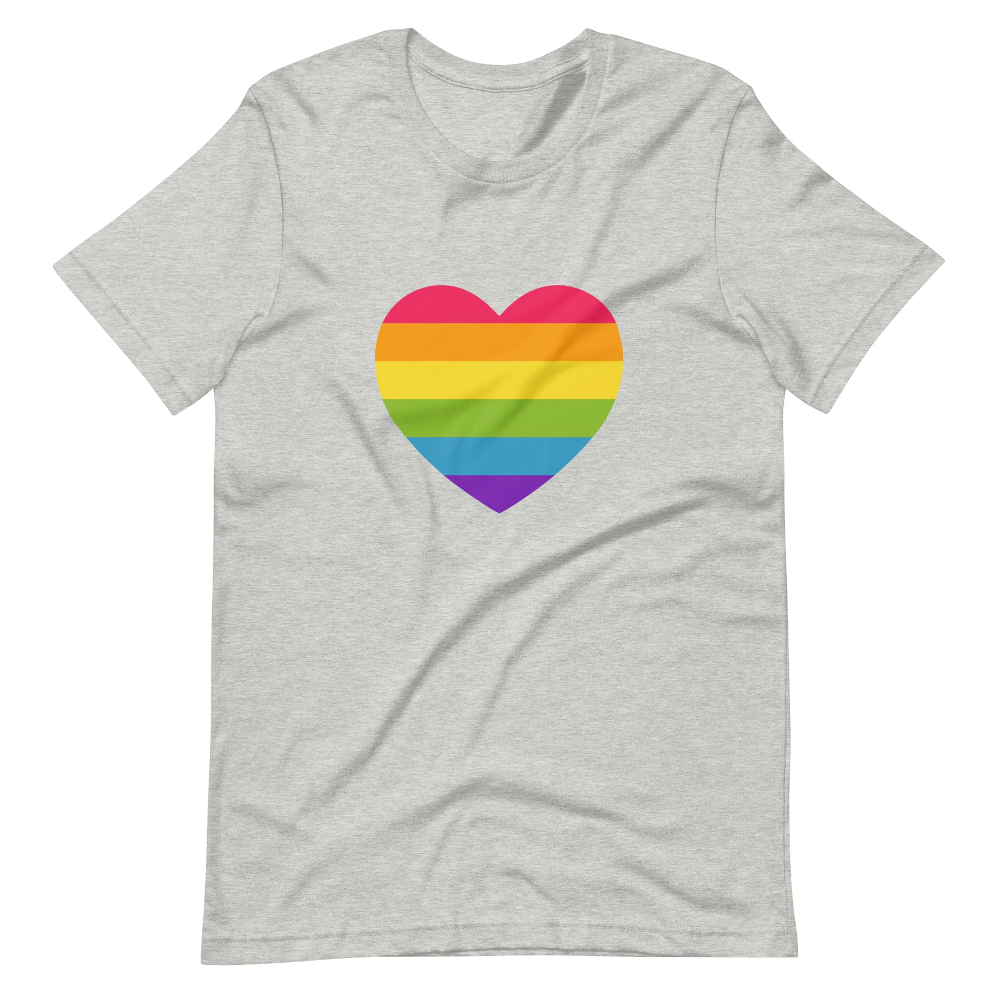 Rainbow Pride Heart T-Shirt - Image 8