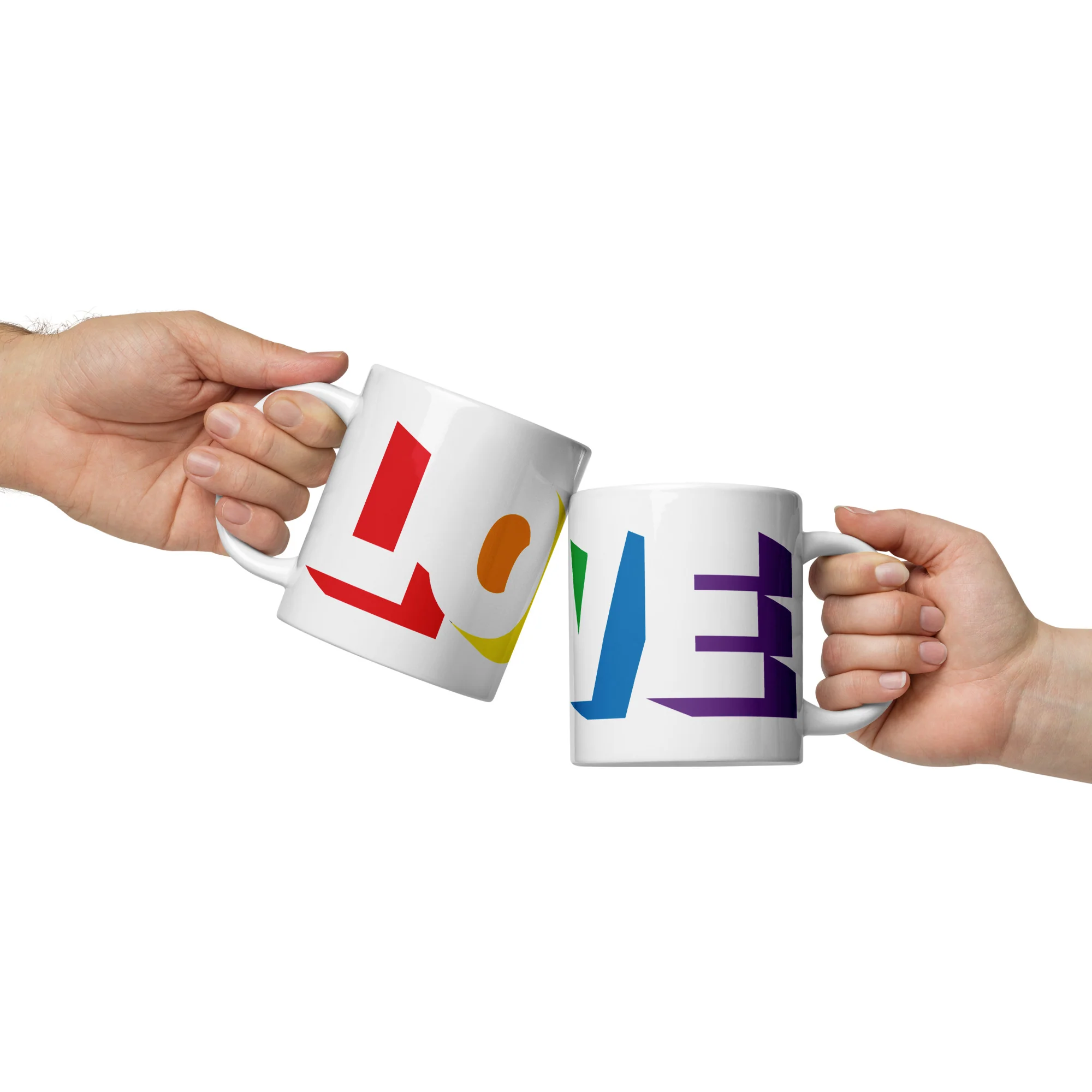 Rainbow Pride Love Mug - Image 3