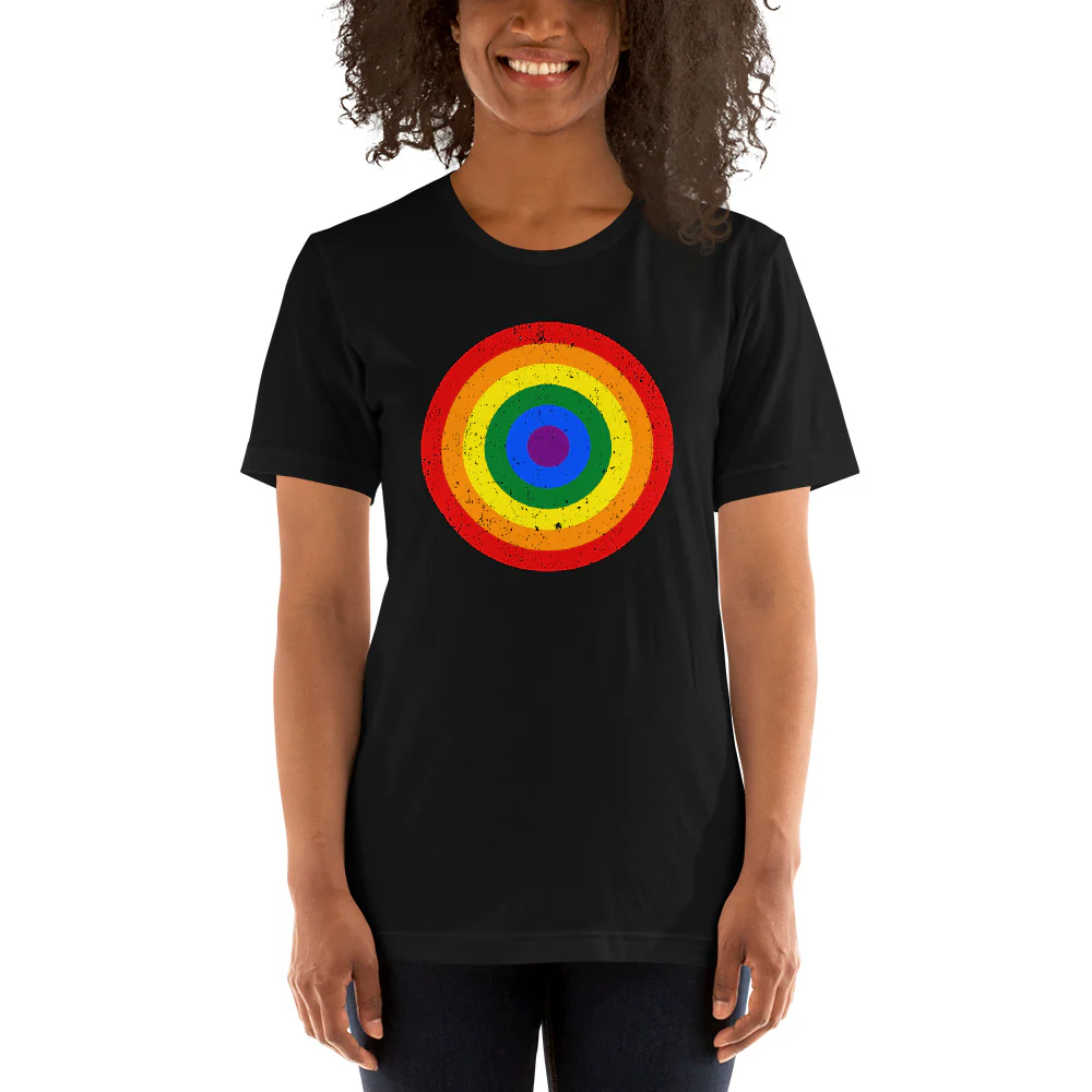 Rainbow Roundel T-Shirt - Image 9