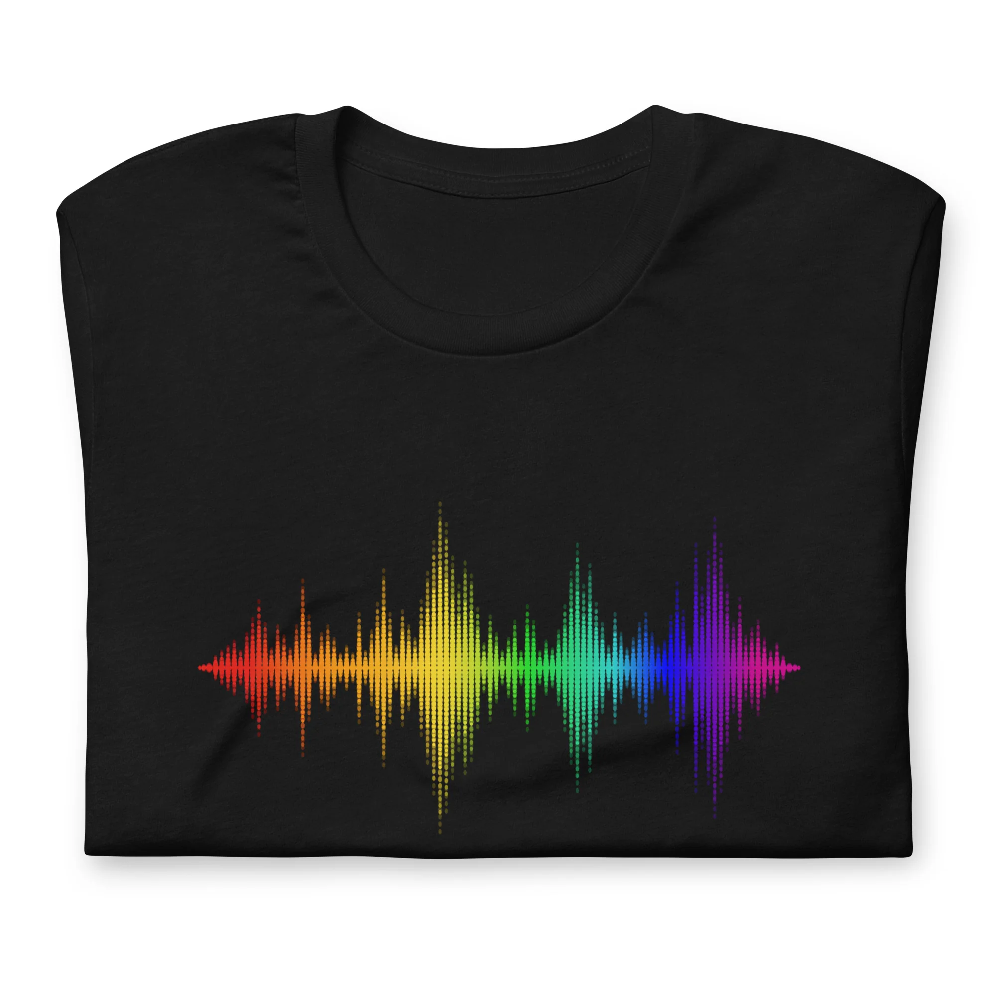 Rainbow Sound Wave T-Shirt - Image 2