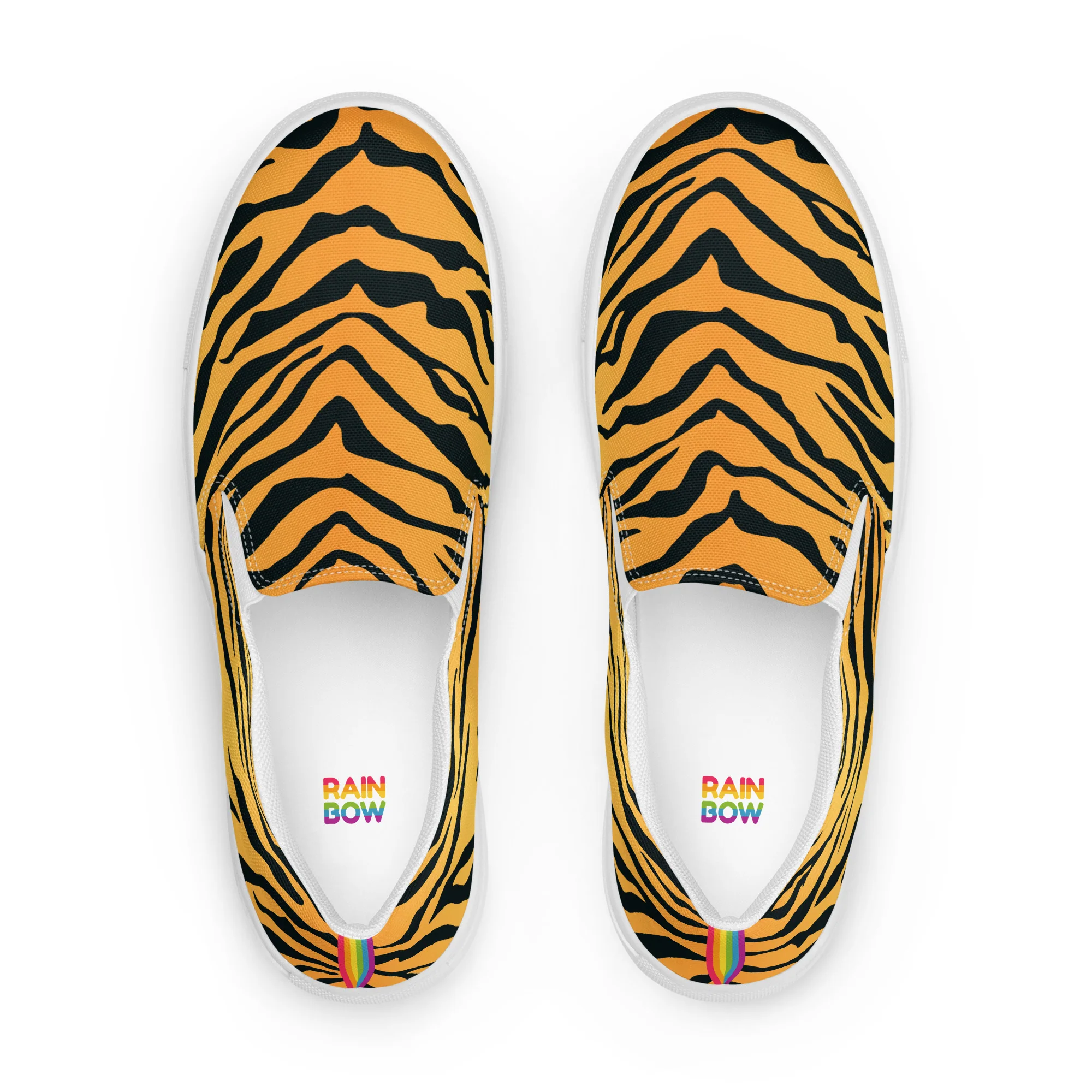 Rainbow Tiger Print Slip-on Shoes (male sizes) - Image 8