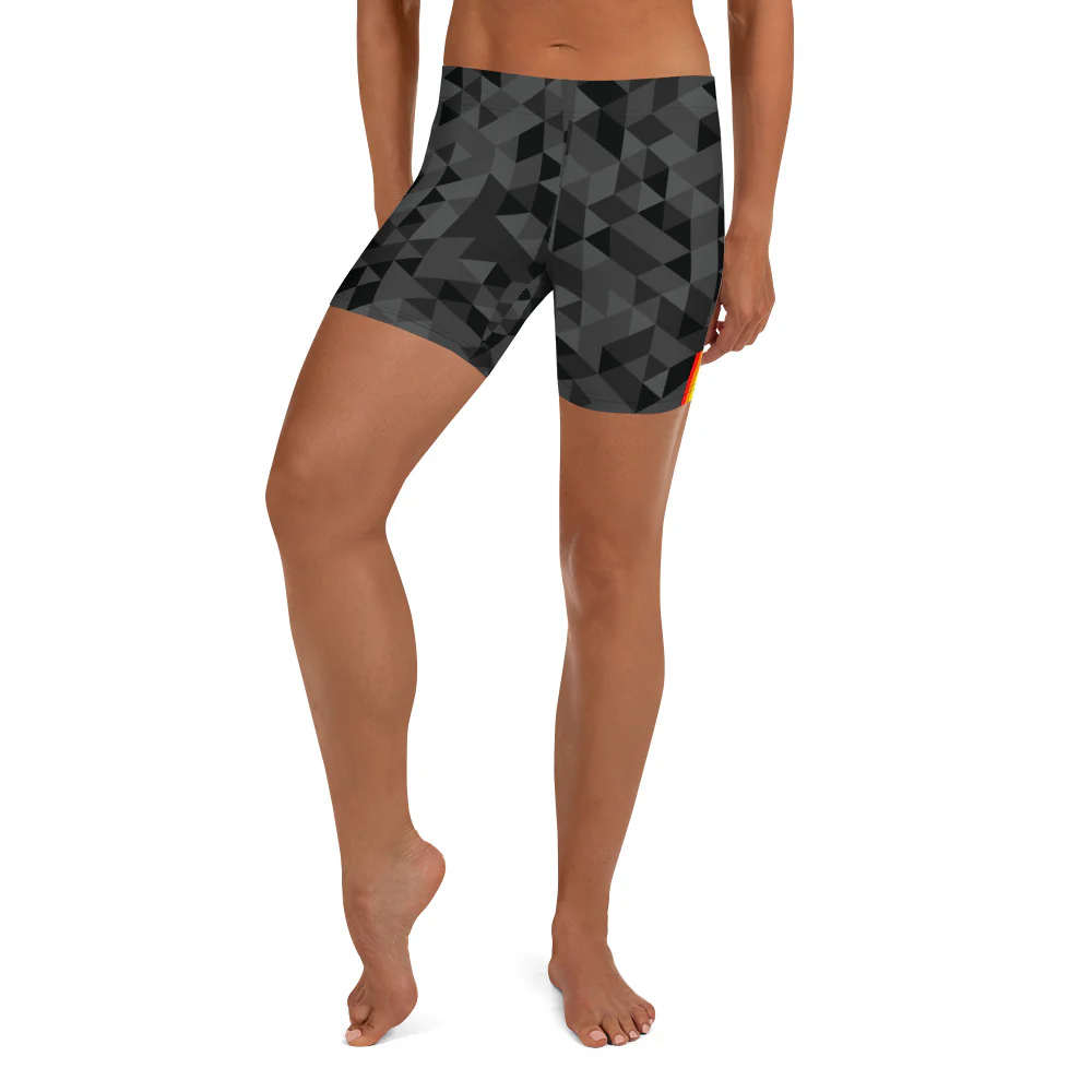 Rainbow Triangle Pattern Leggings Shorts - Image 4