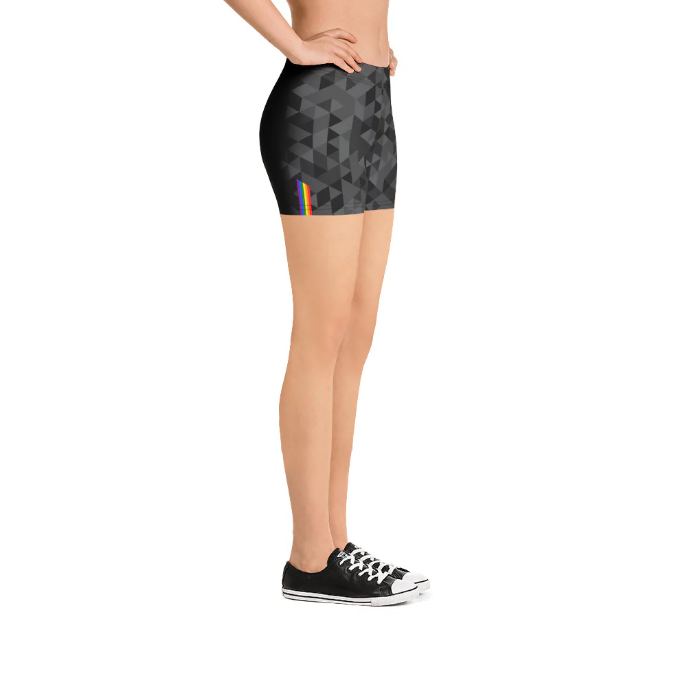 Rainbow Triangle Pattern Leggings Shorts - Image 9