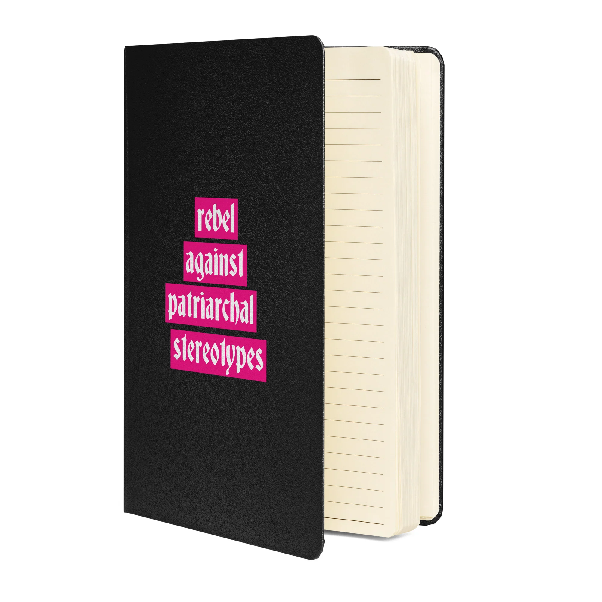 Rebel Against Patriarchal Stereotypes Hardcover Notebook - Image 5